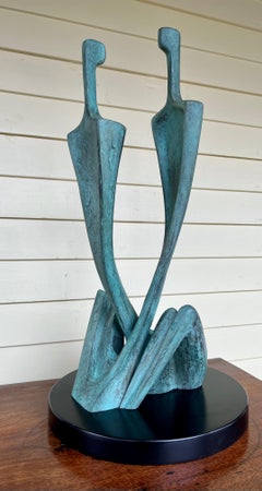 "Couple Entwined" a Bronze Sculpture by Itzak Ben Shalom