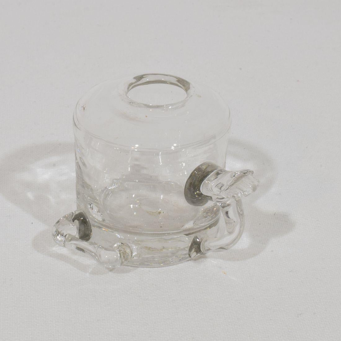 Paar französische Glasweber-Öllampen aus dem 19. im Angebot 5