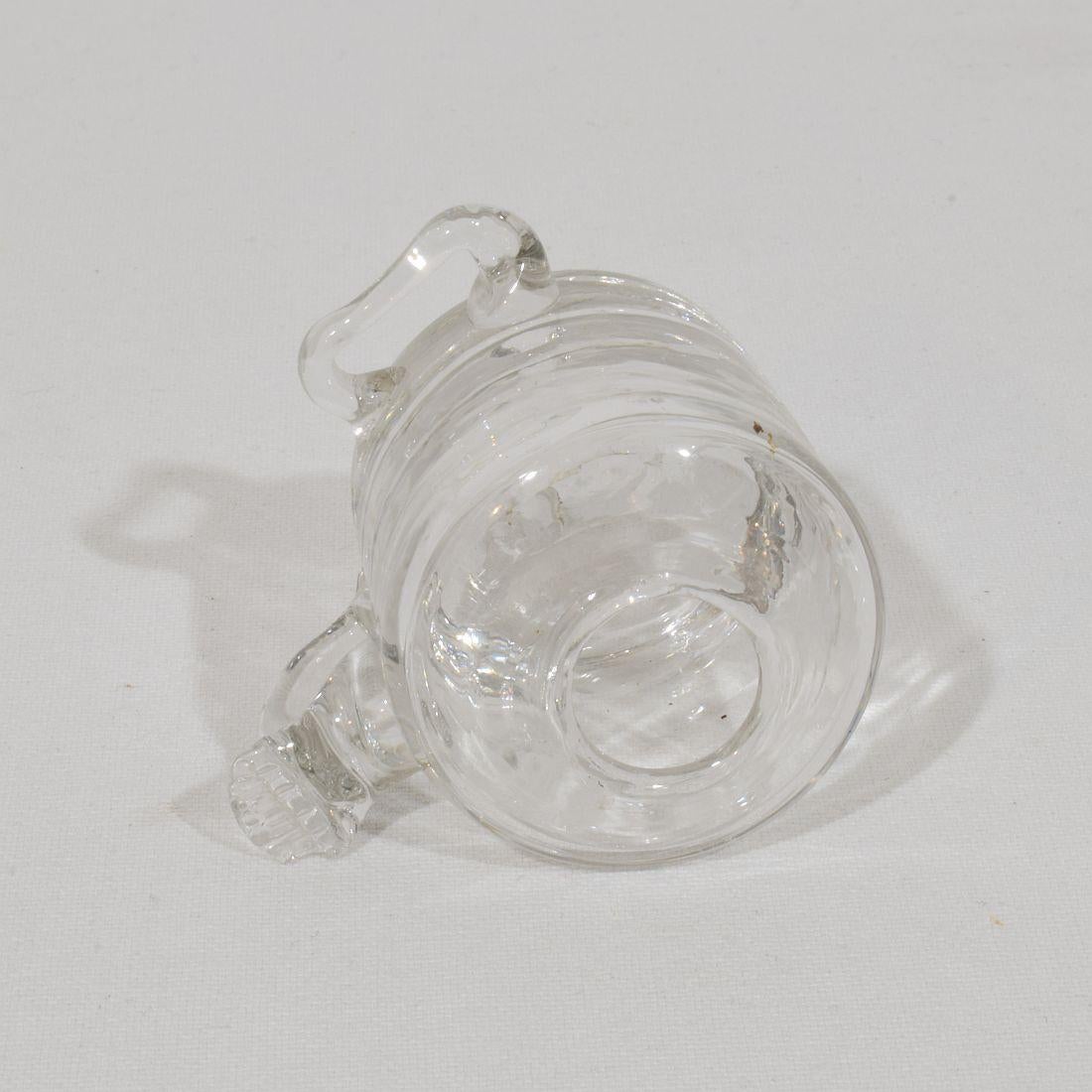 Paar französische Glasweber-Öllampen aus dem 19. im Angebot 8