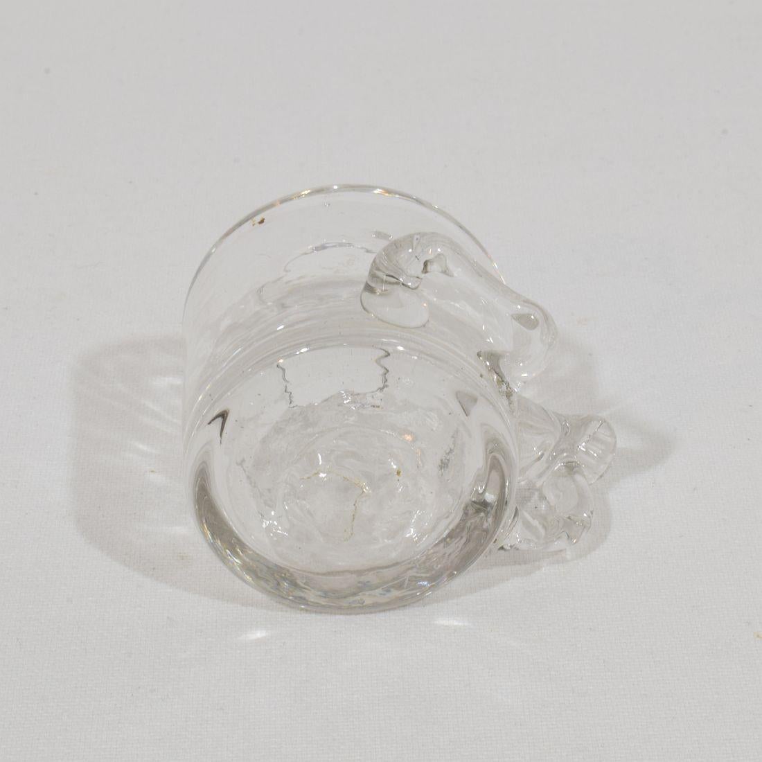 Paar französische Glasweber-Öllampen aus dem 19. im Angebot 9