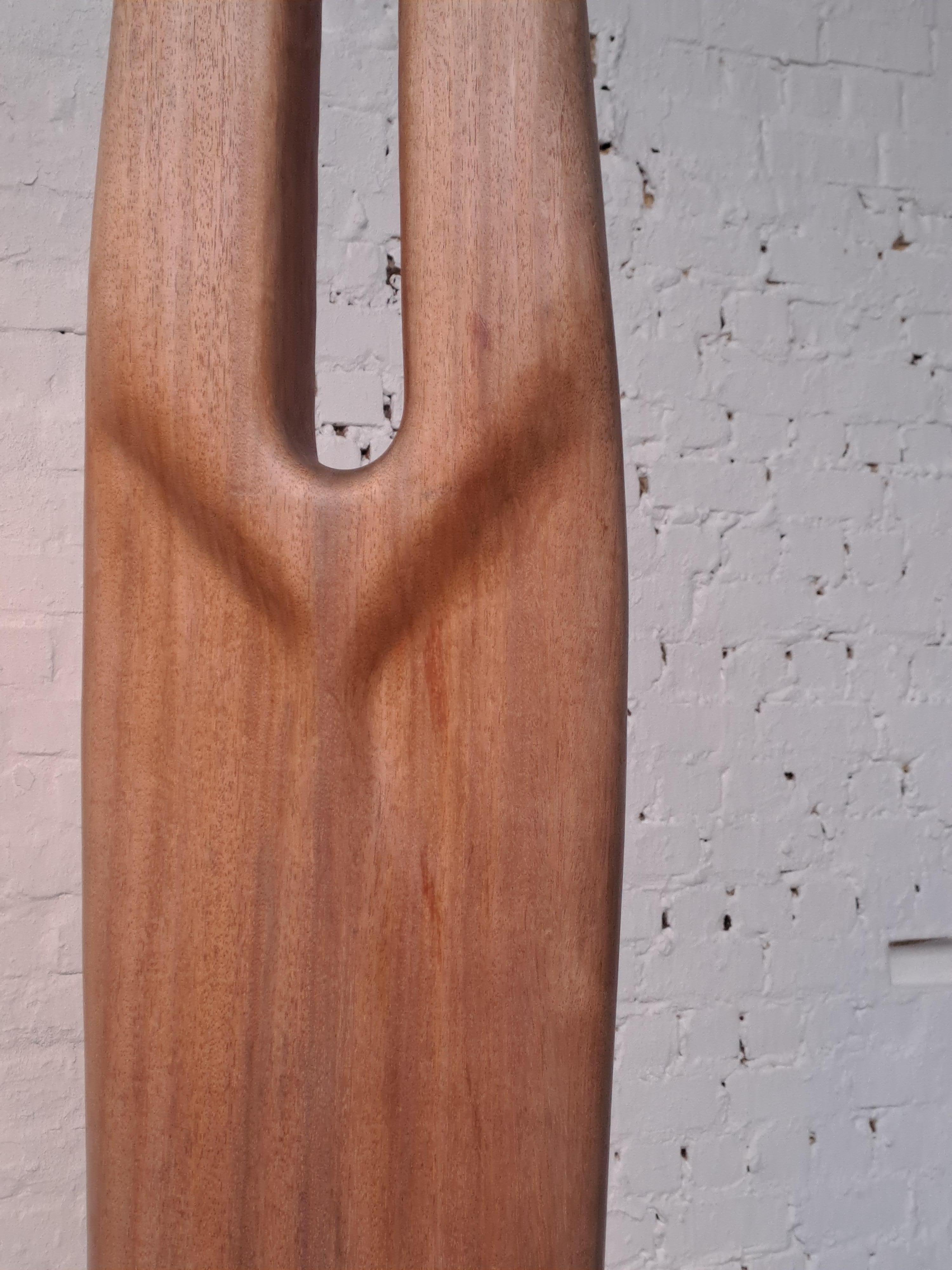 Late 20th Century Couple of anthropomorphic sculptures by Begga D' Haese For Sale