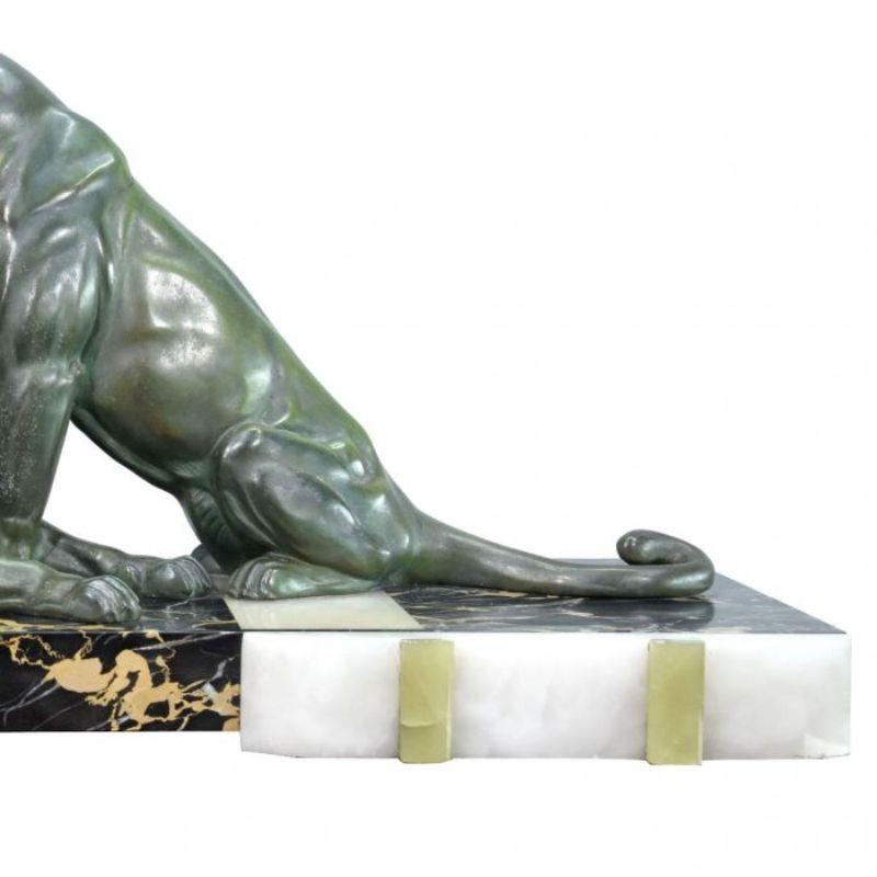 20th Century Couple of Art Deco Panthers, Becquerel For Sale