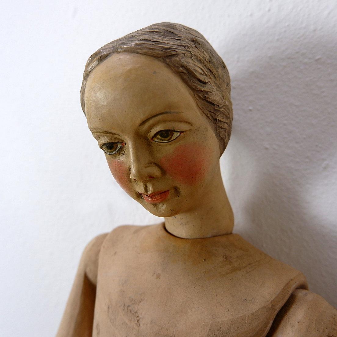 Couple of articulated terracotta mannequins For Sale 4