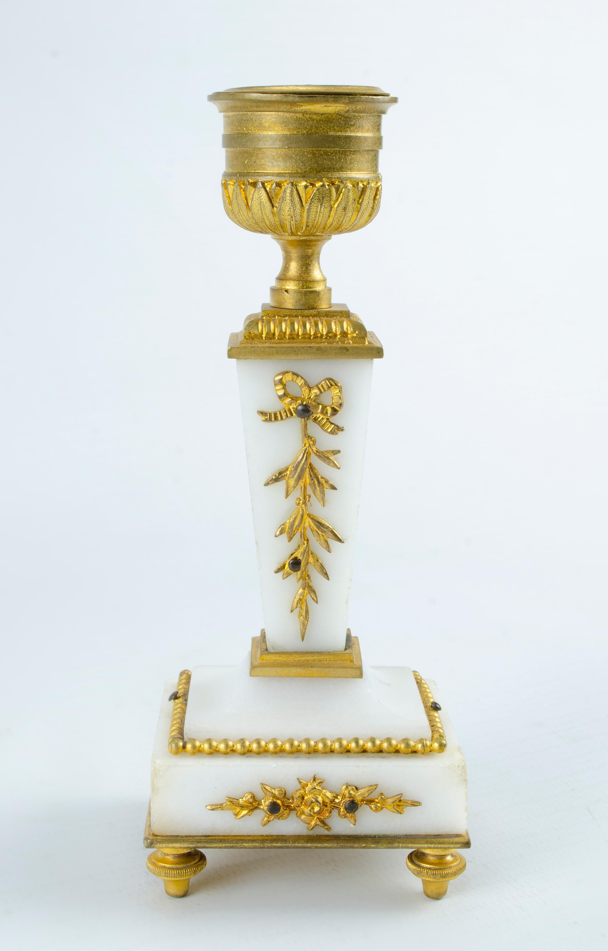 Early 20th Century Couple of Candlesticks Style Empire For Sale
