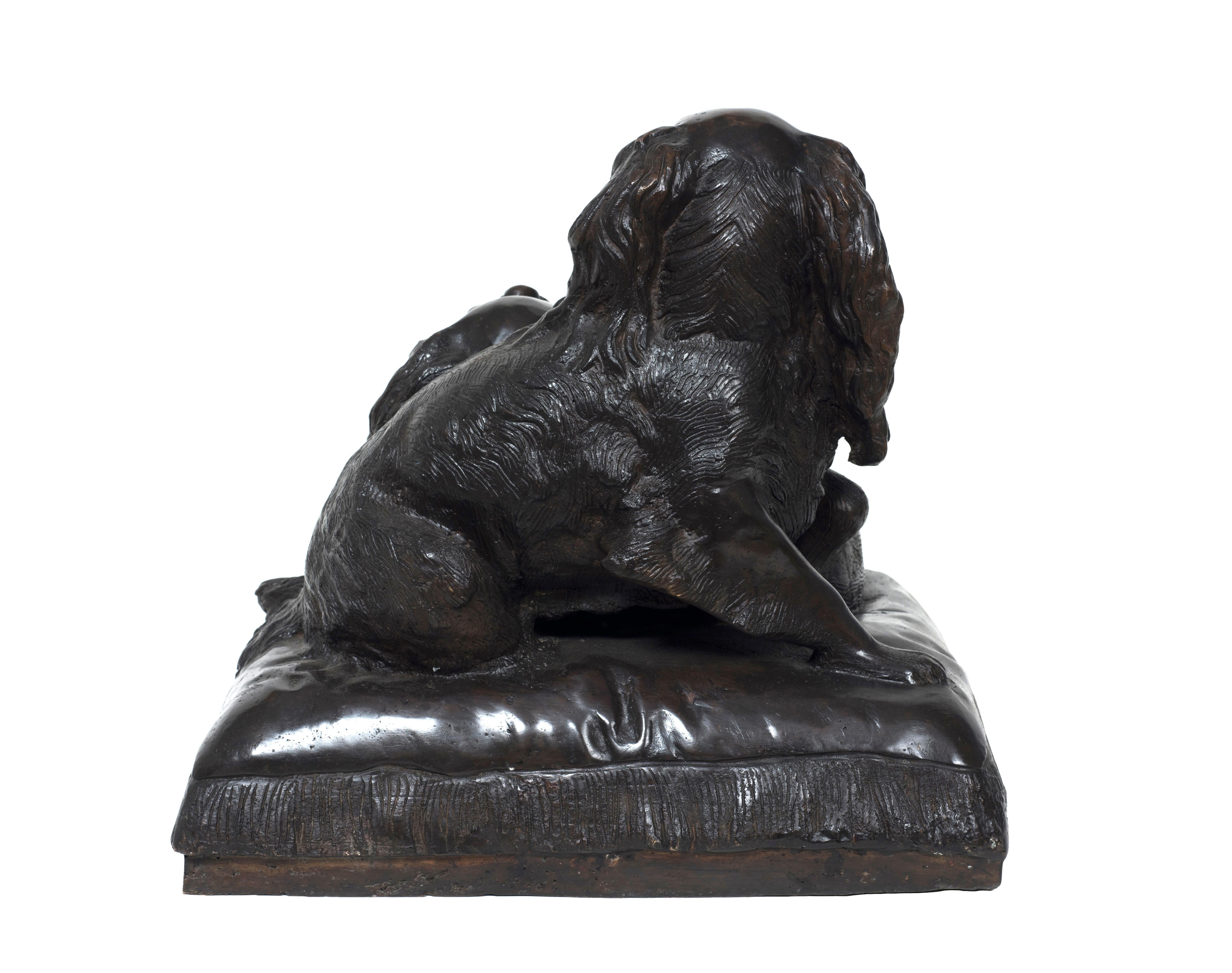 cavalier king charles spaniel sculpture