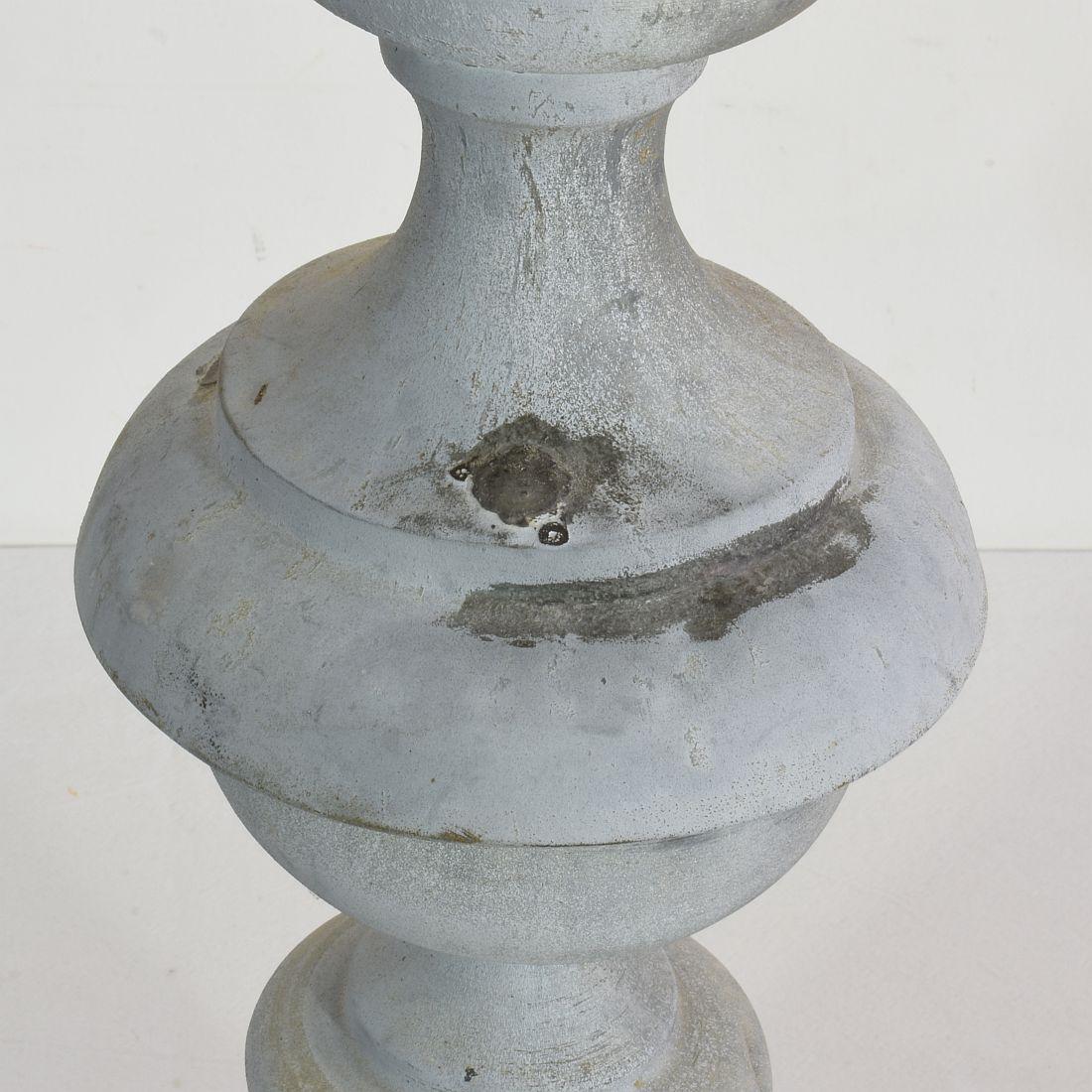 Couple of French 19th Century Zinc Roof Finials 9