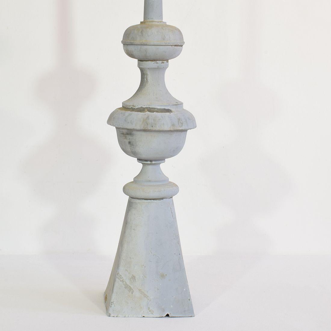 Couple of French 19th Century Zinc Roof Finials 4