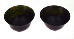 Pair of Jade Chinese Bowls, 19th Century