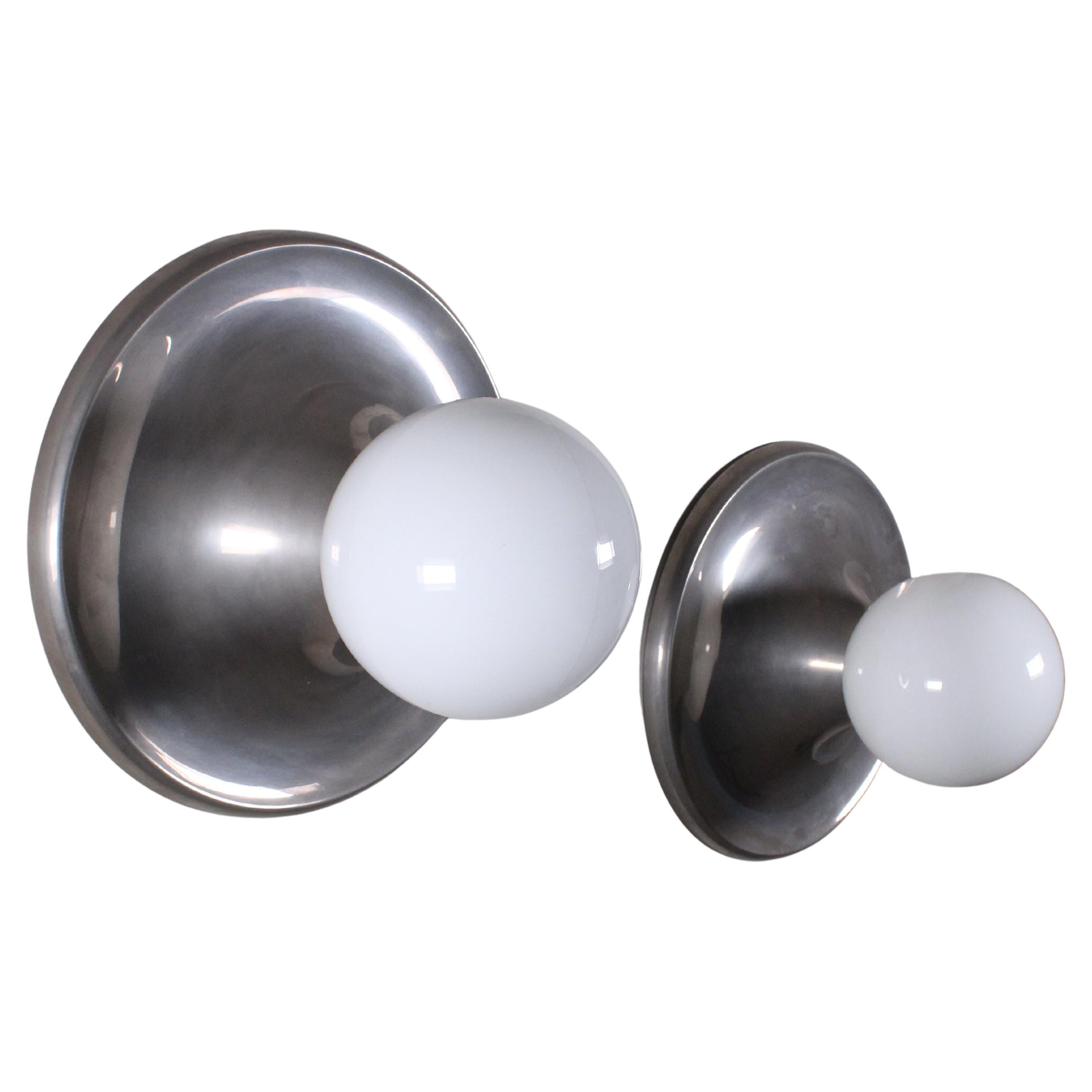 Couple of Light ball sconces by Achille and Piergiacomo Castiglioni  For Sale