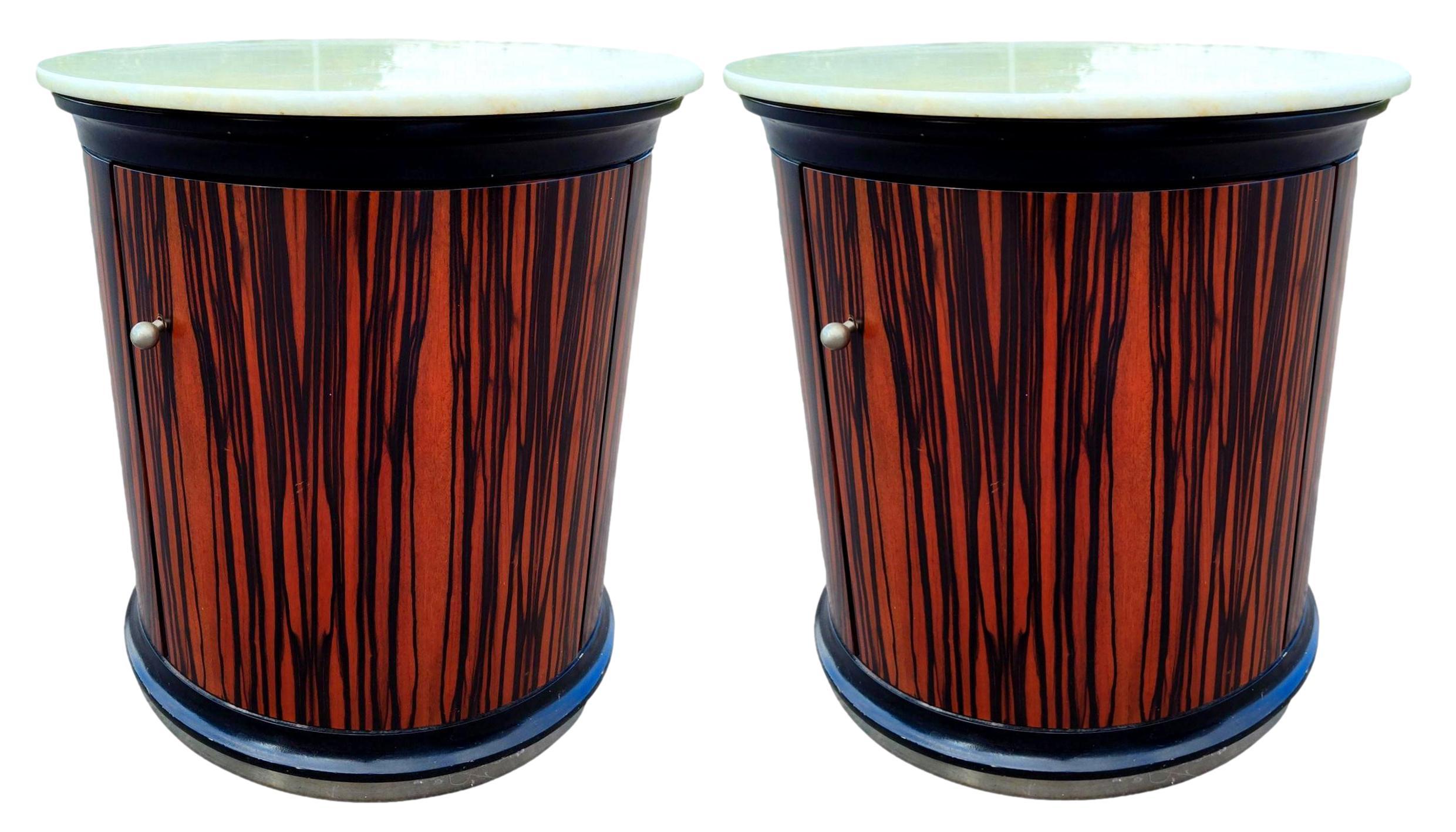 Couple of Luciano Frigerio Bedsides 70's