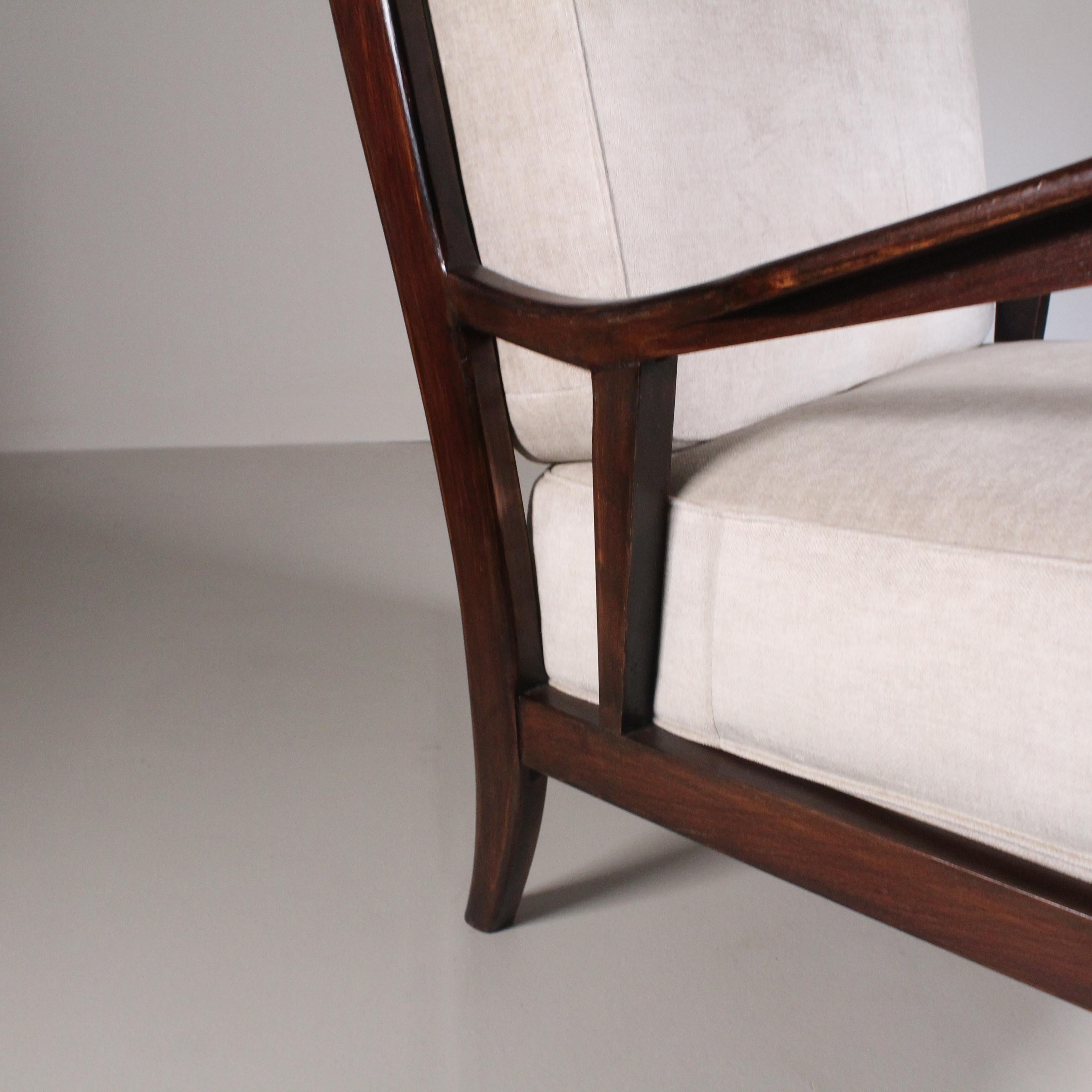 Mid-20th Century Couple of mid-century armchair For Sale
