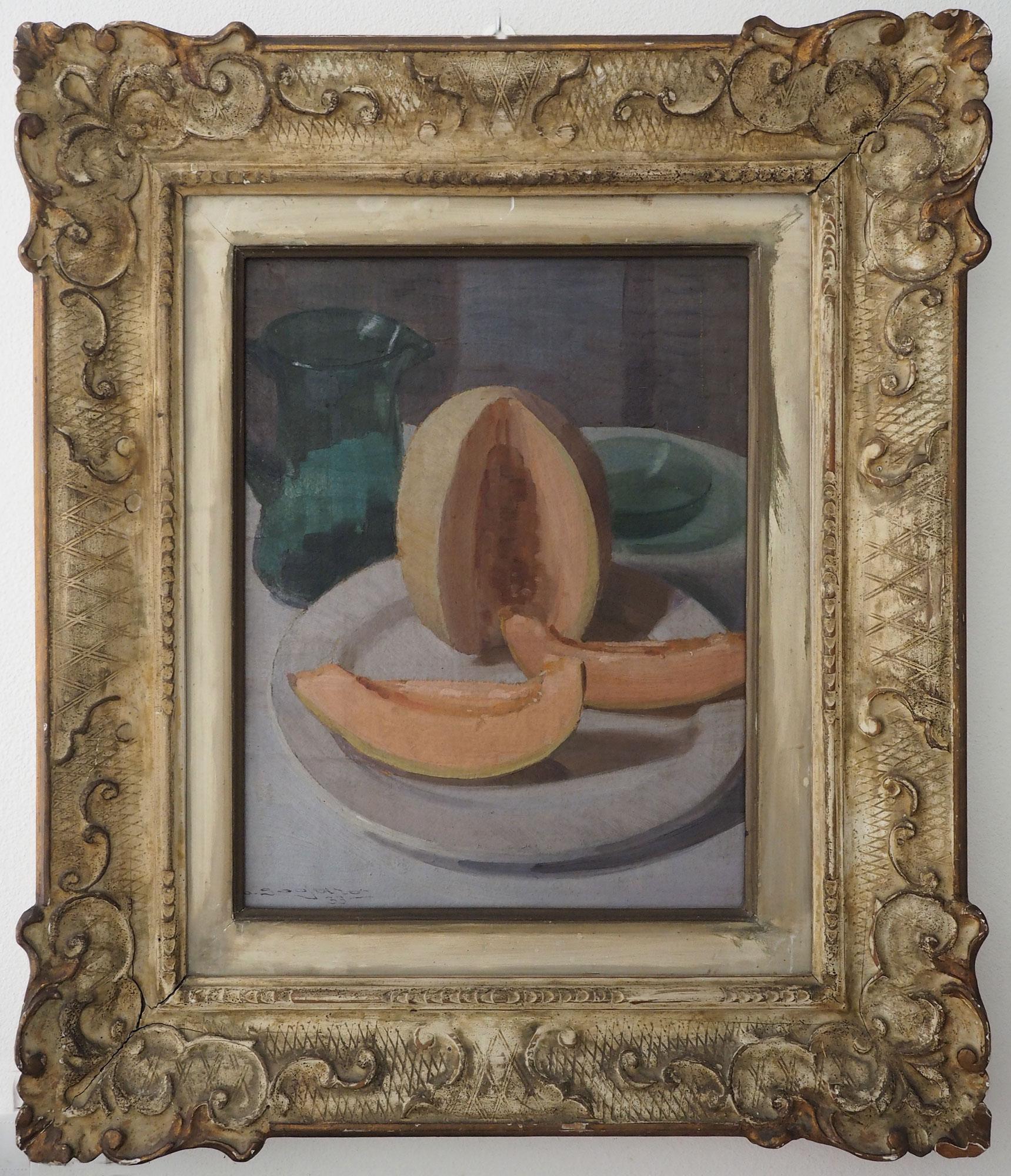 20th Century Couple of still-life paintings by Oscar Sogaro, XX century For Sale