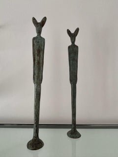 Coppia di sculture Uomini Topo di Andrea Branzi