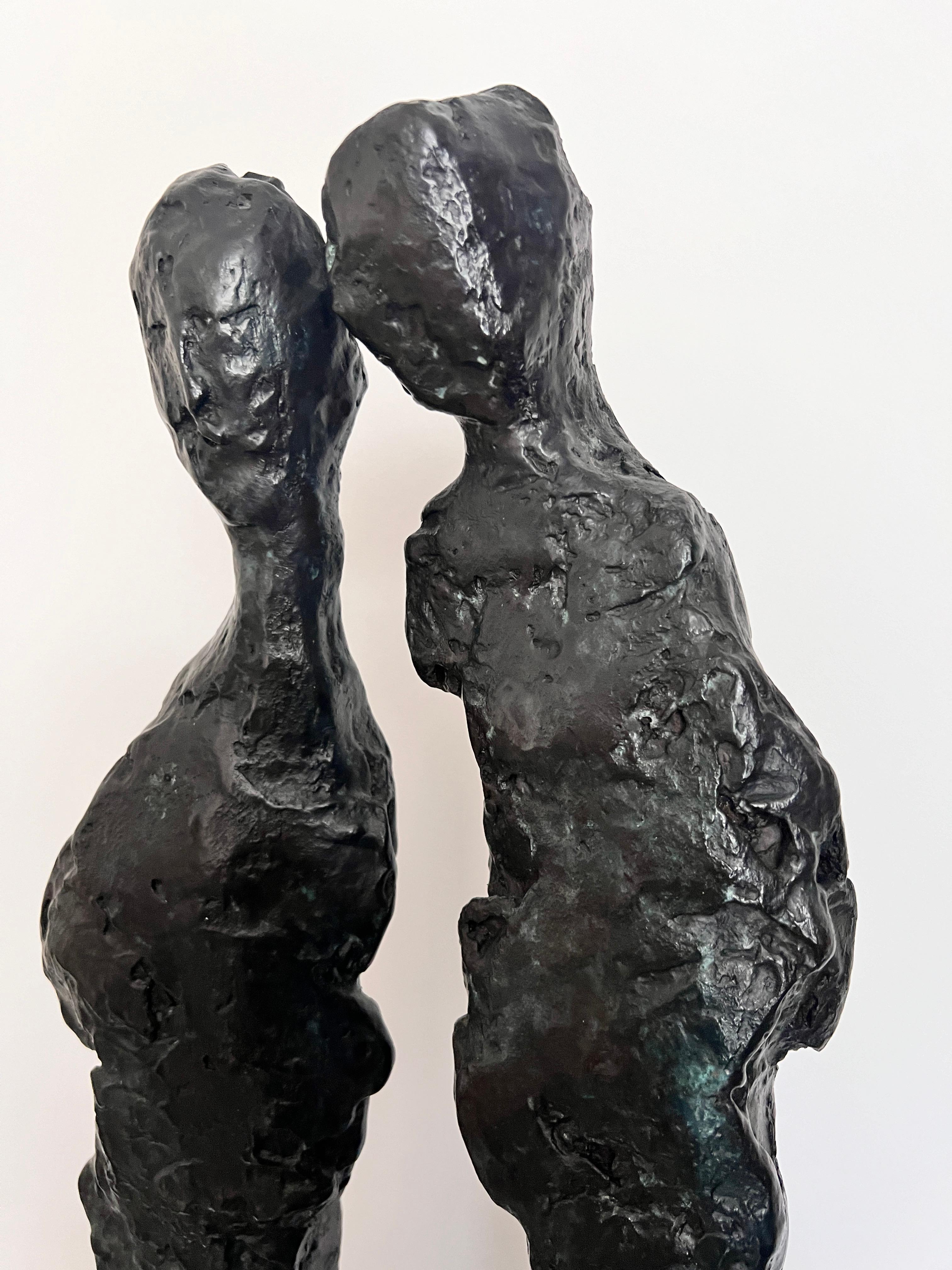 Moderno 'Coppia' - Sculture di bronzo uniche nel loro genere in vendita