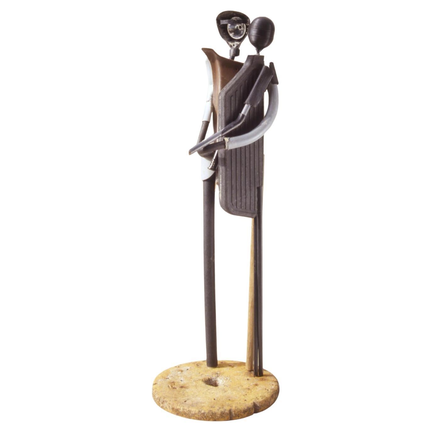 Couple Sculpture, Plastic Assemblage, 1991 by Jerry Ross Barrish