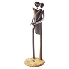 Couple Sculpture, Plastic Assemblage, 1991 by Jerry Ross Barrish