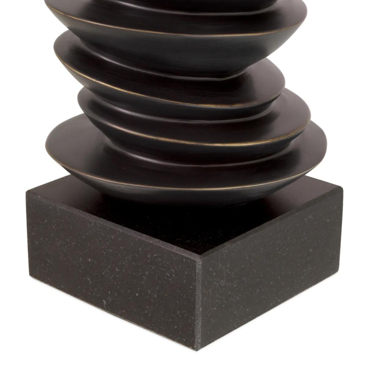 Aluminum Coupole Table Lamp For Sale
