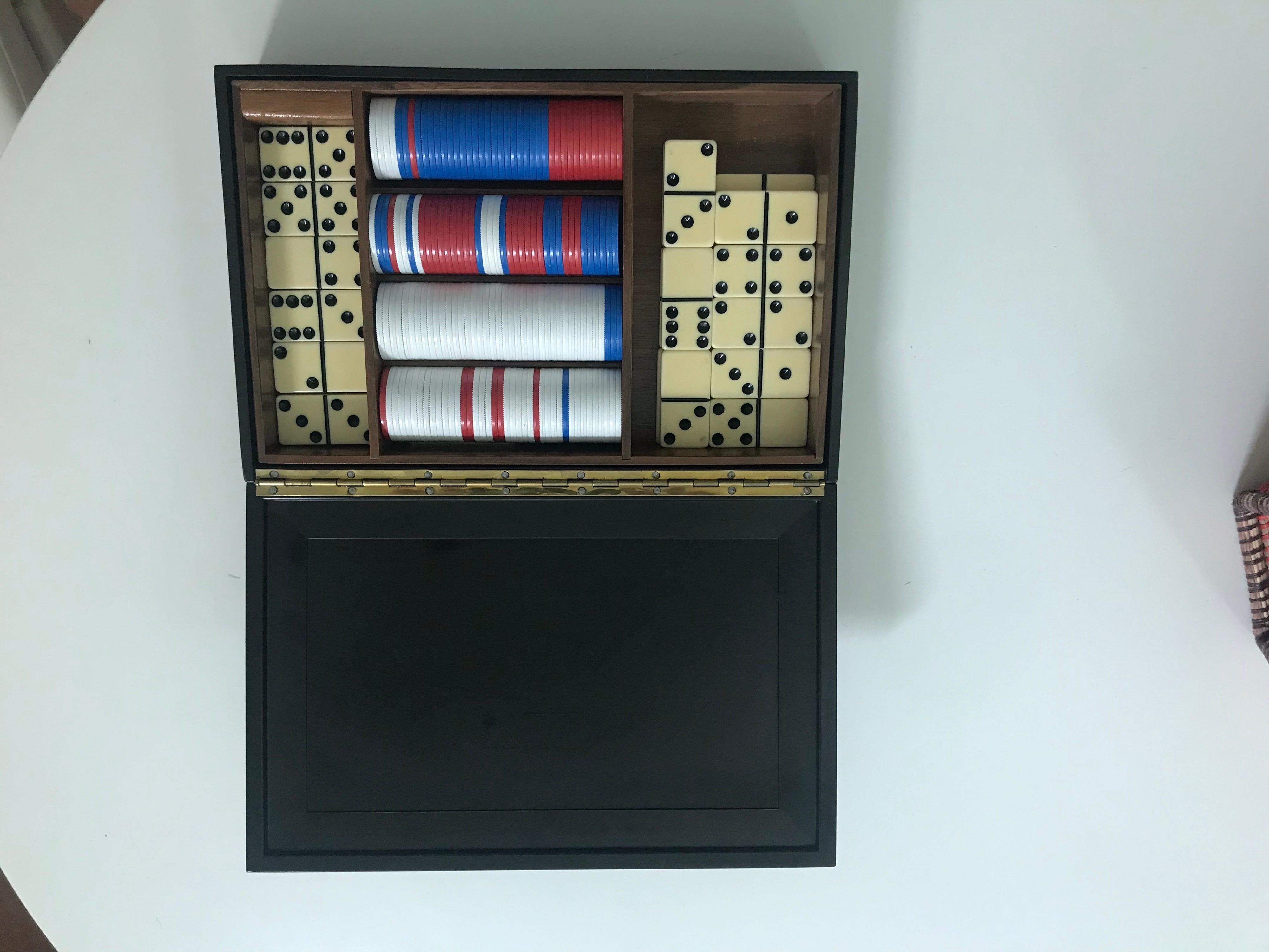 Mid-20th Century Couroc Game Box