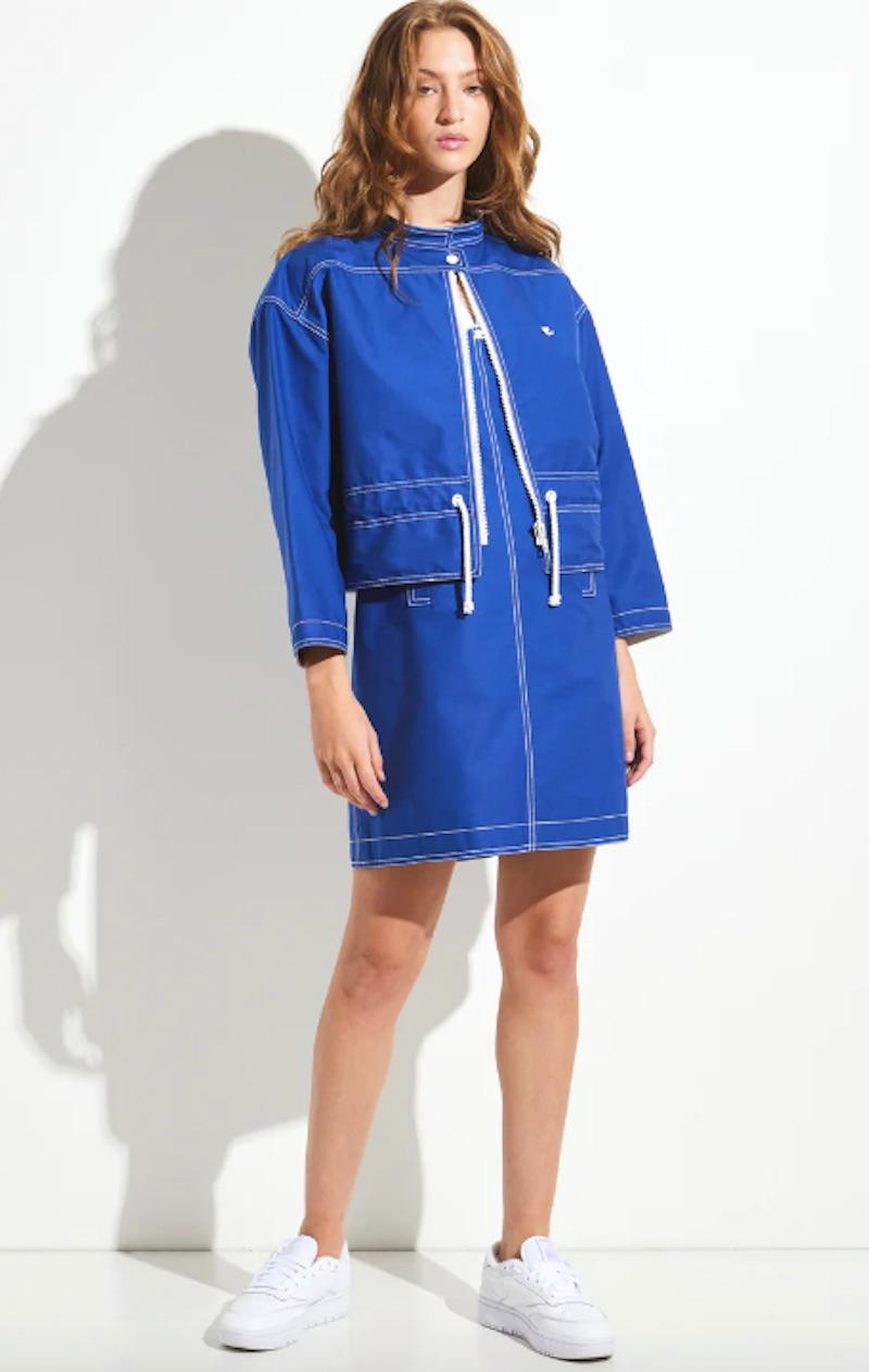 Blue Courrèges 1960s Dress For Sale