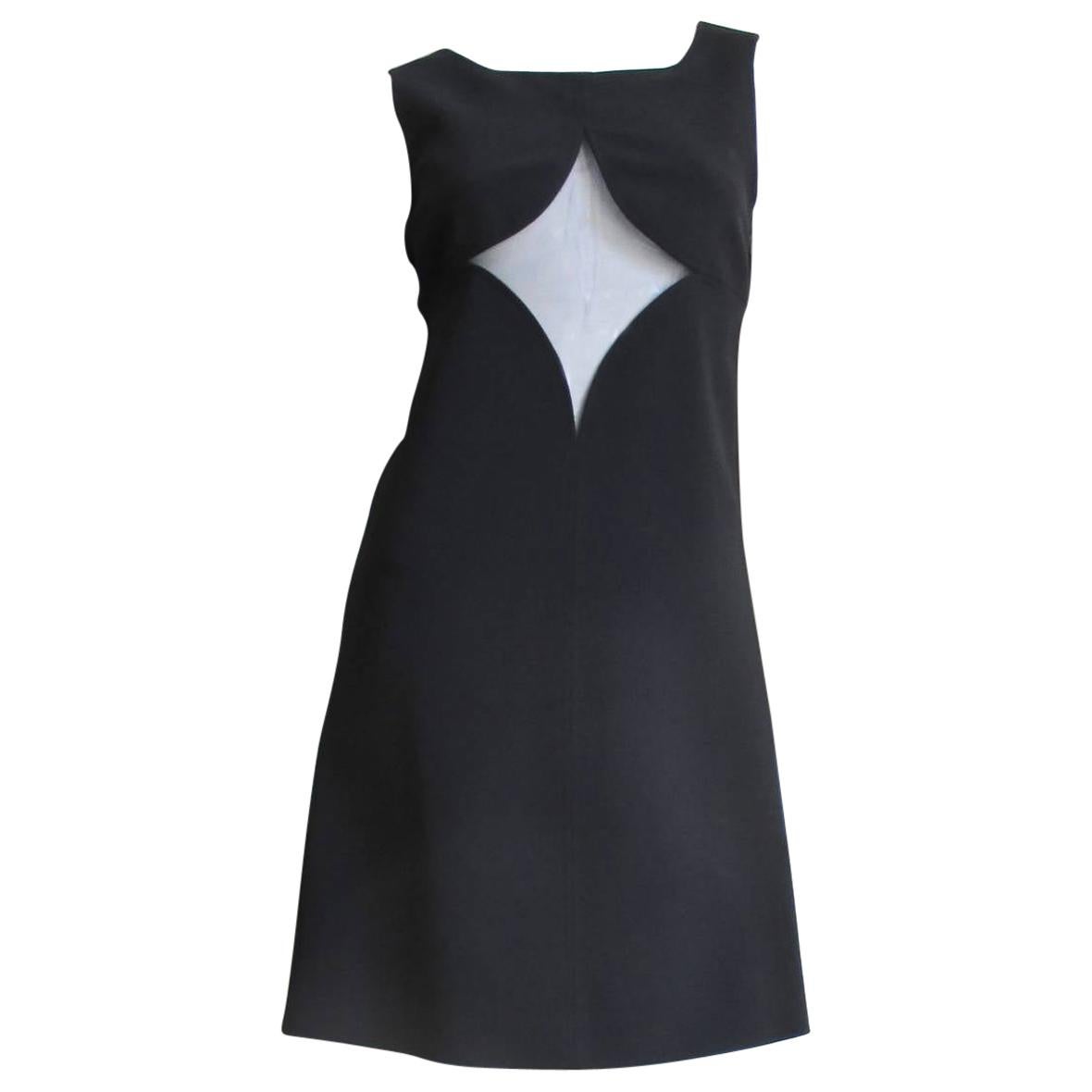 Courreges 1960s Dress with Cut outs