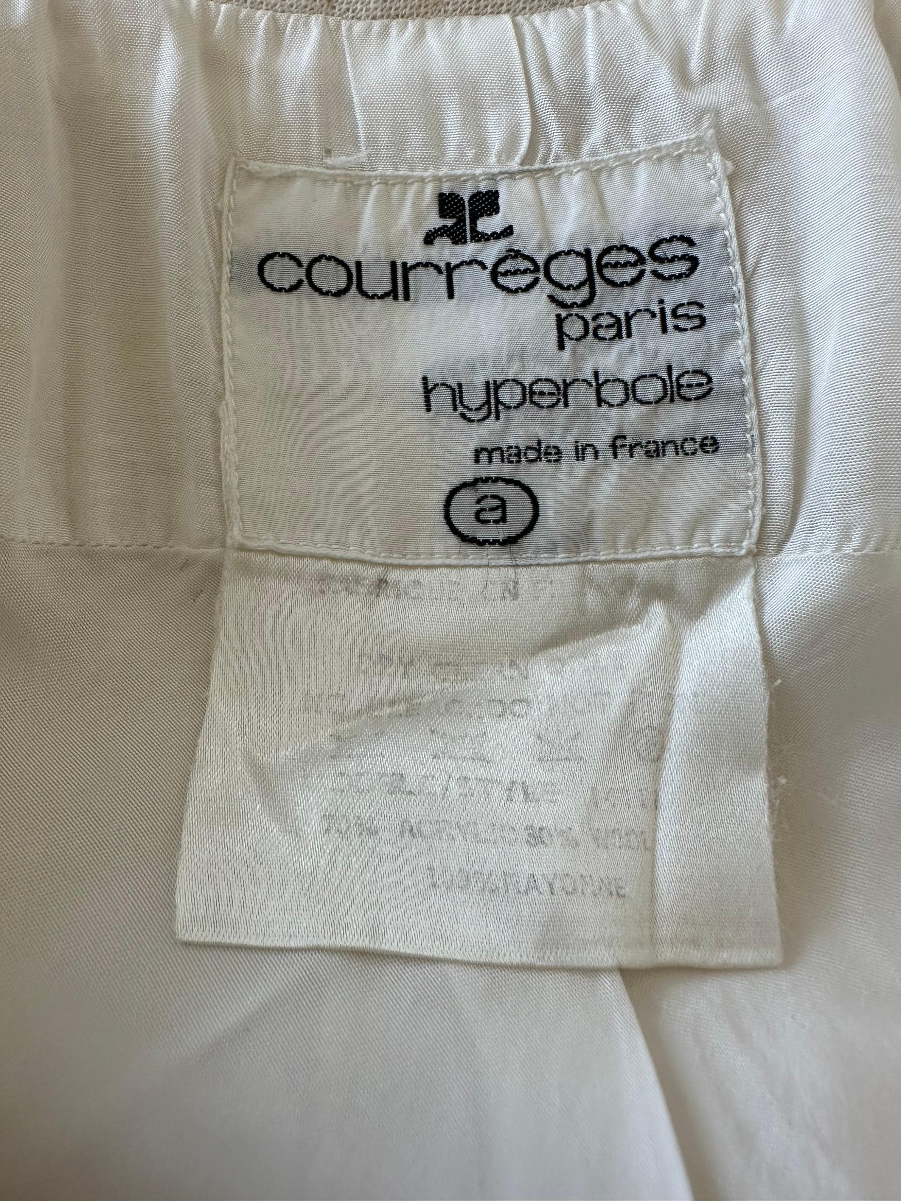 Courrèges 1970’s Hyperbole jacket For Sale 4