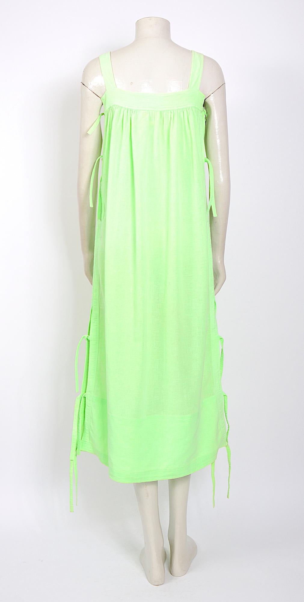 lime green sun dress