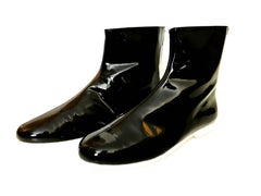 Courreges Boots - Black  Patent  New - Size 38