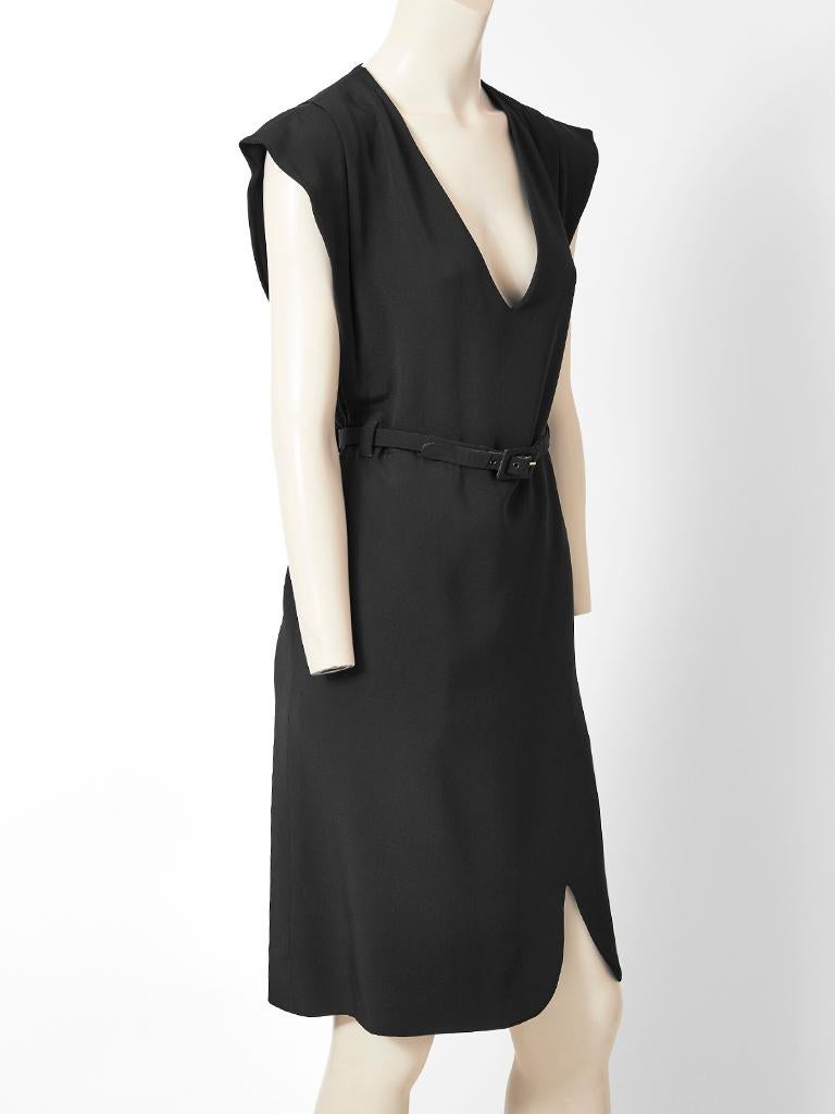 Black Courrèges Belted LBD For Sale