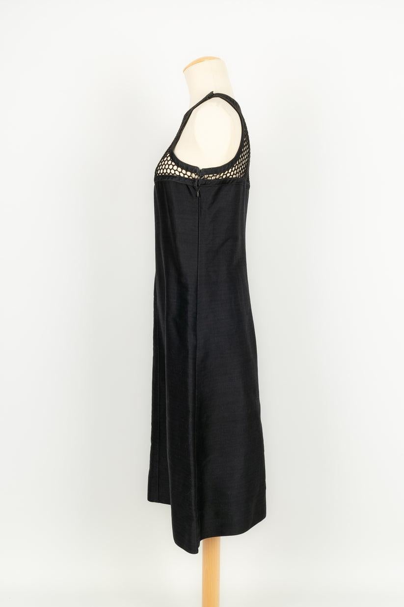 Women's Courrèges Black Cotton Dress For Sale