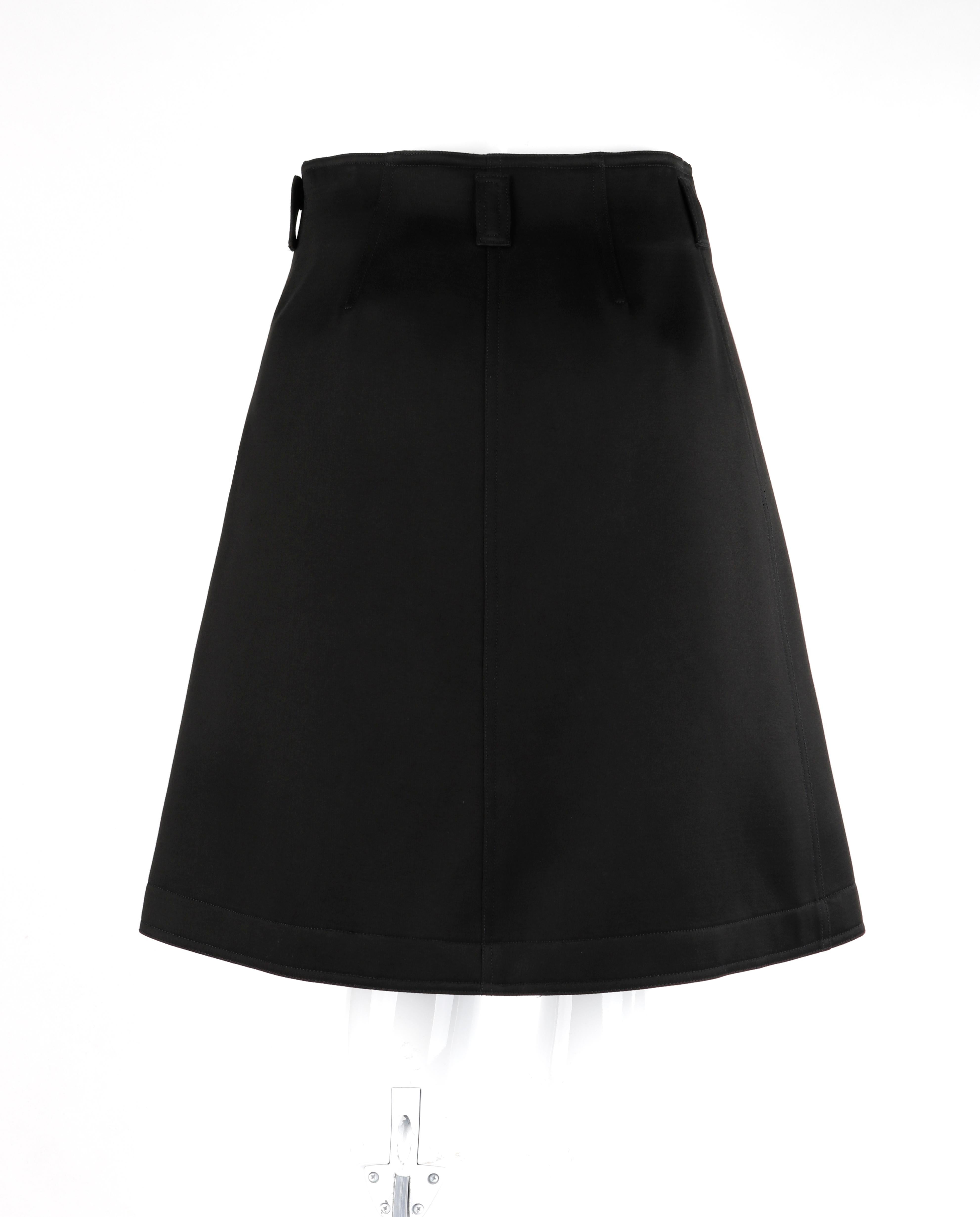 black aline skirt
