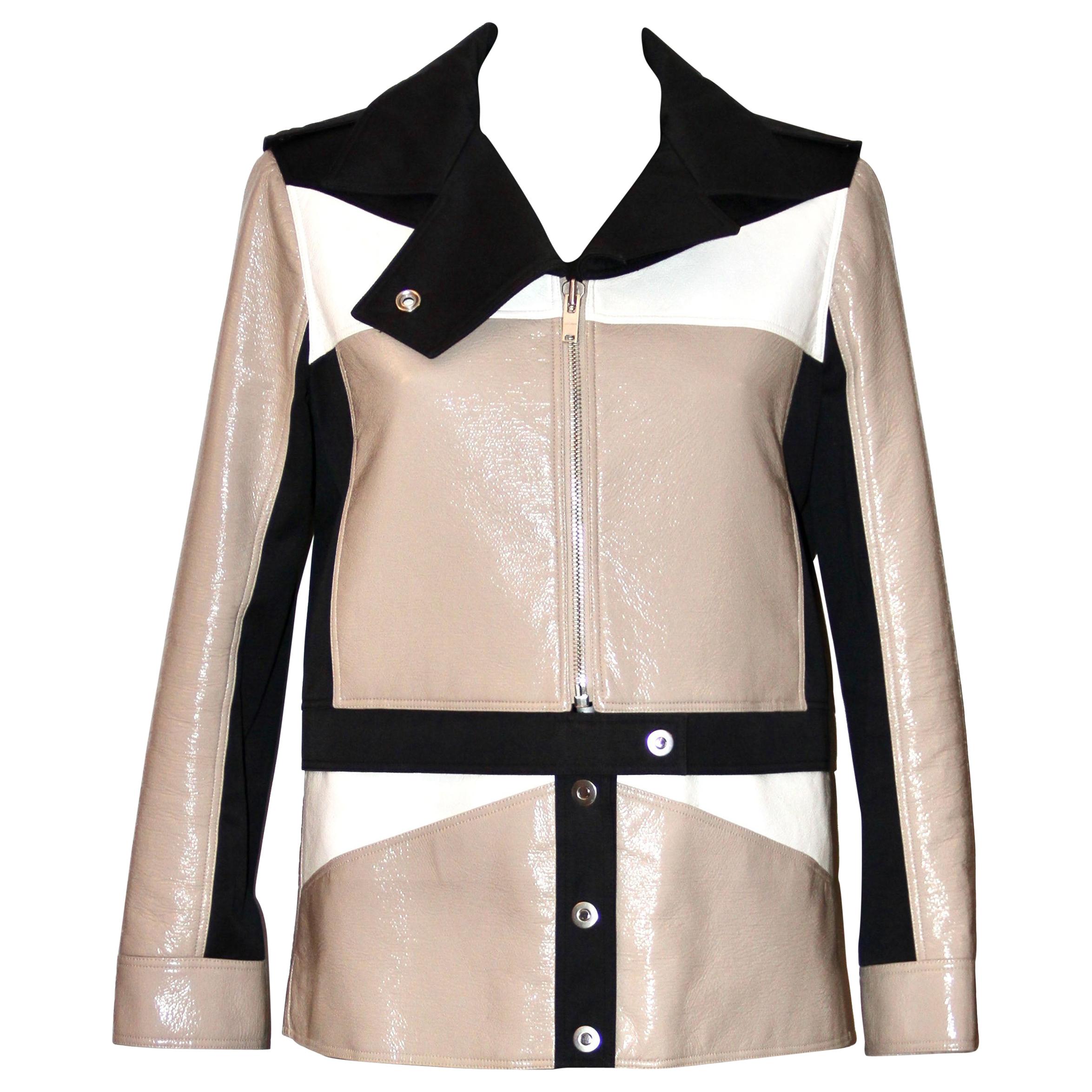 Courreges Cotton and Vinyl Jacket