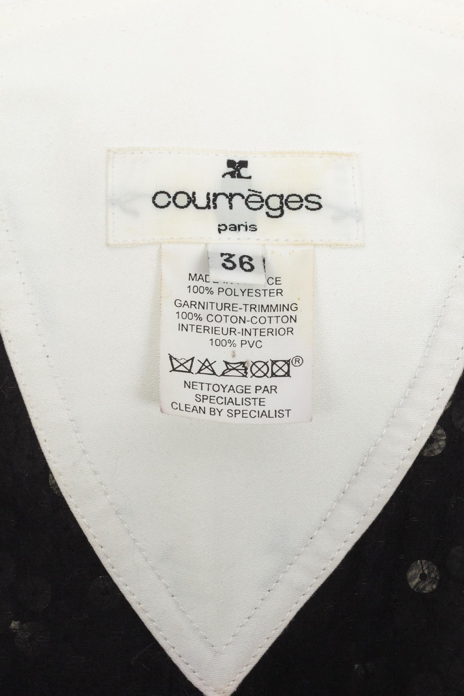 Combinaison Courrèges circa 1985 en vente 5