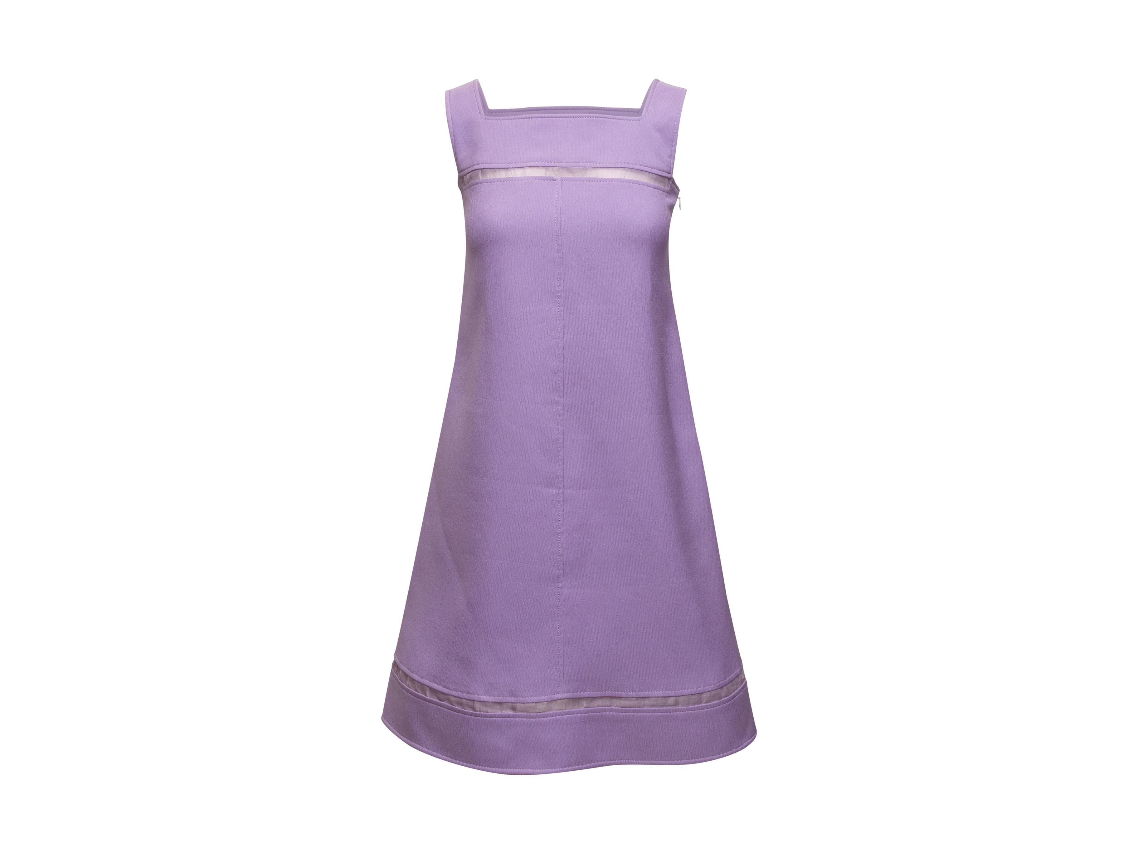 Purple Courreges Lilac Sleeveless A-Line Dress