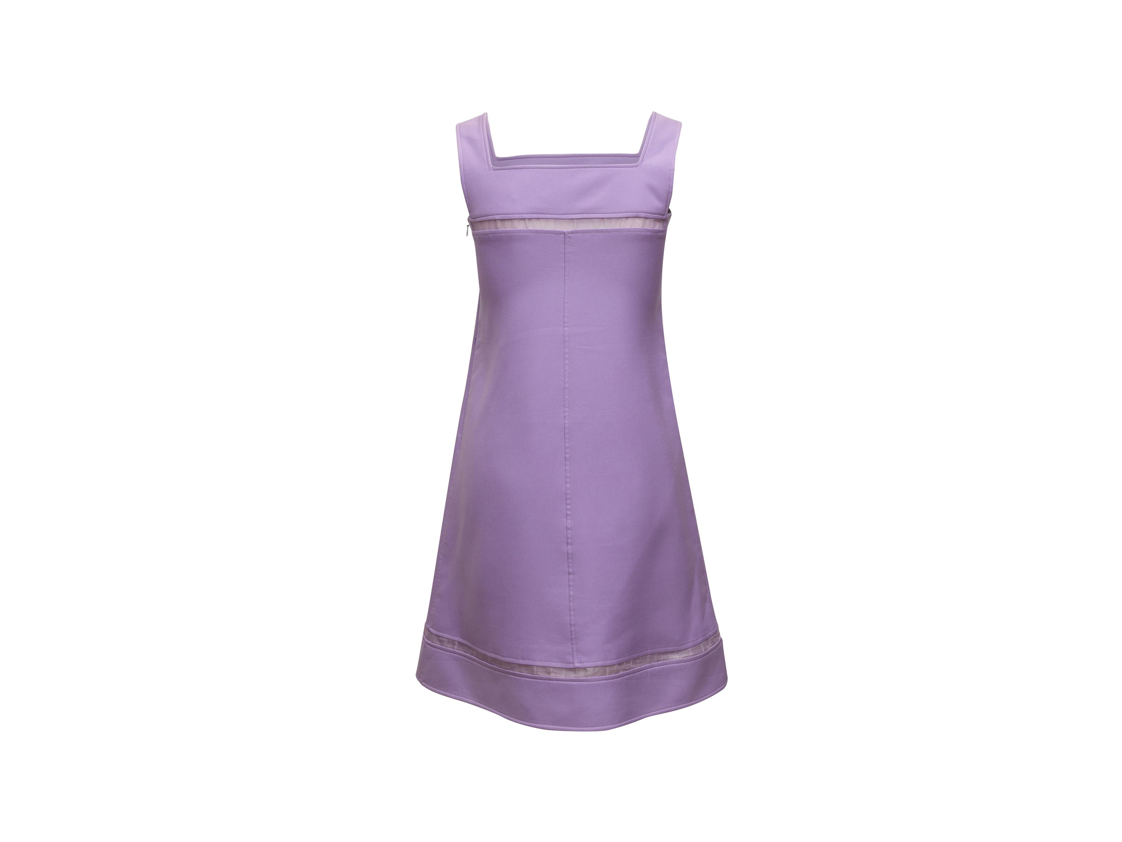 Women's Courreges Lilac Sleeveless A-Line Dress