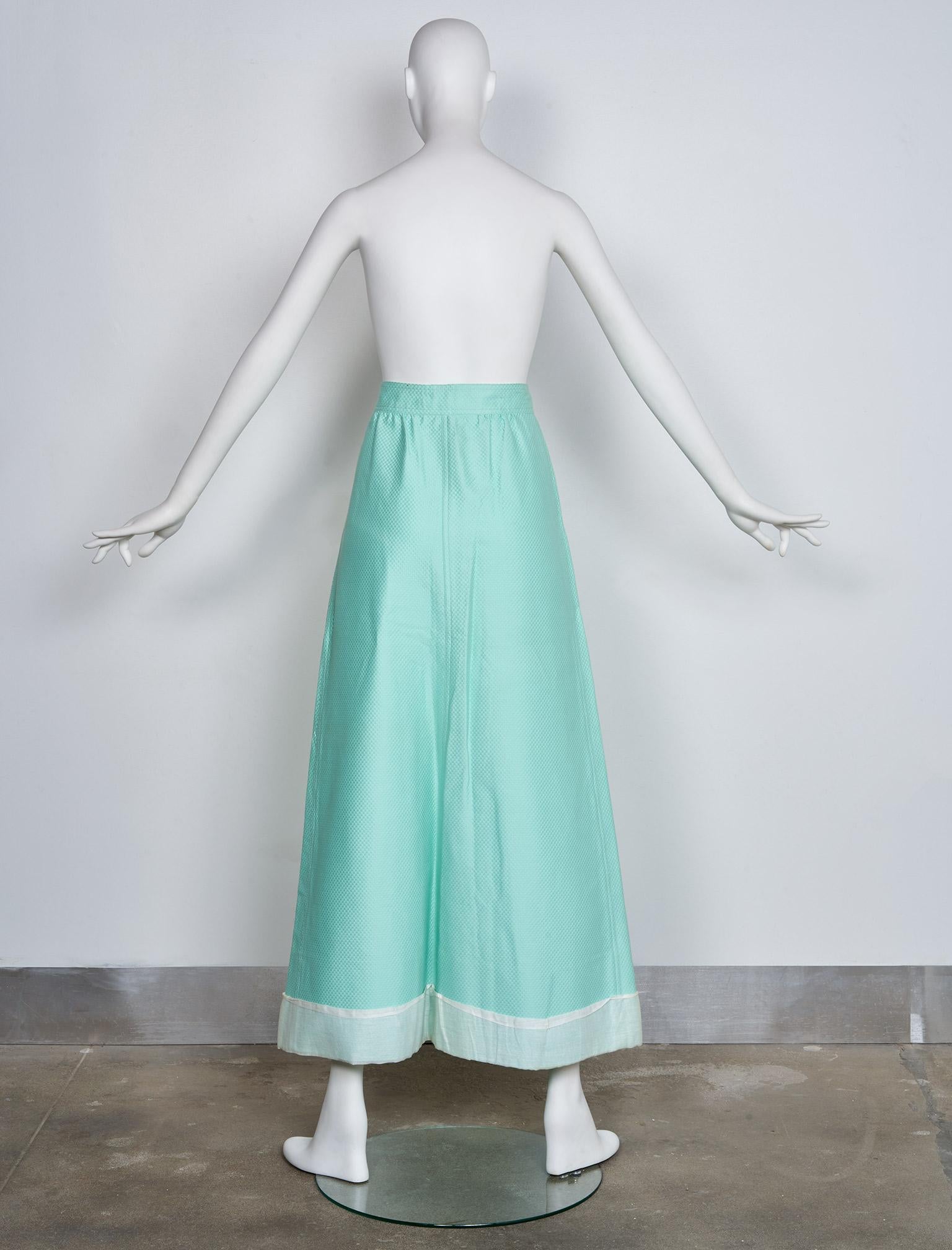 Courreges Maxi-Skirt with Original Tags For Sale 2
