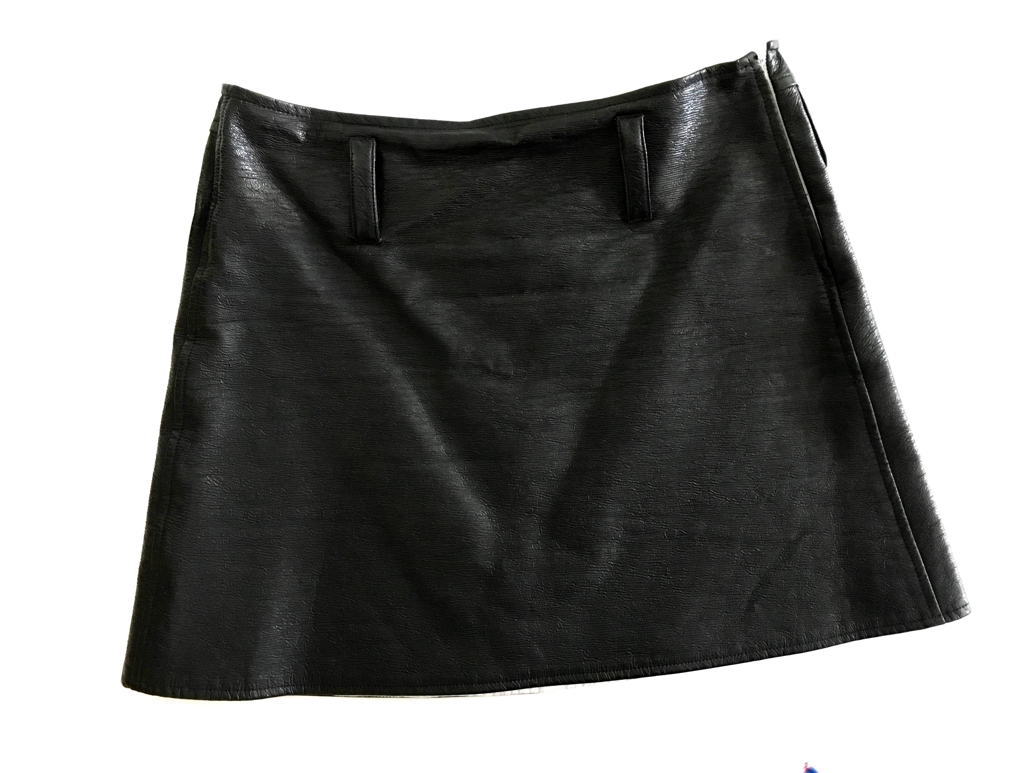 Women's or Men's Courreges Mini Skirt - 1980's - Small  For Sale