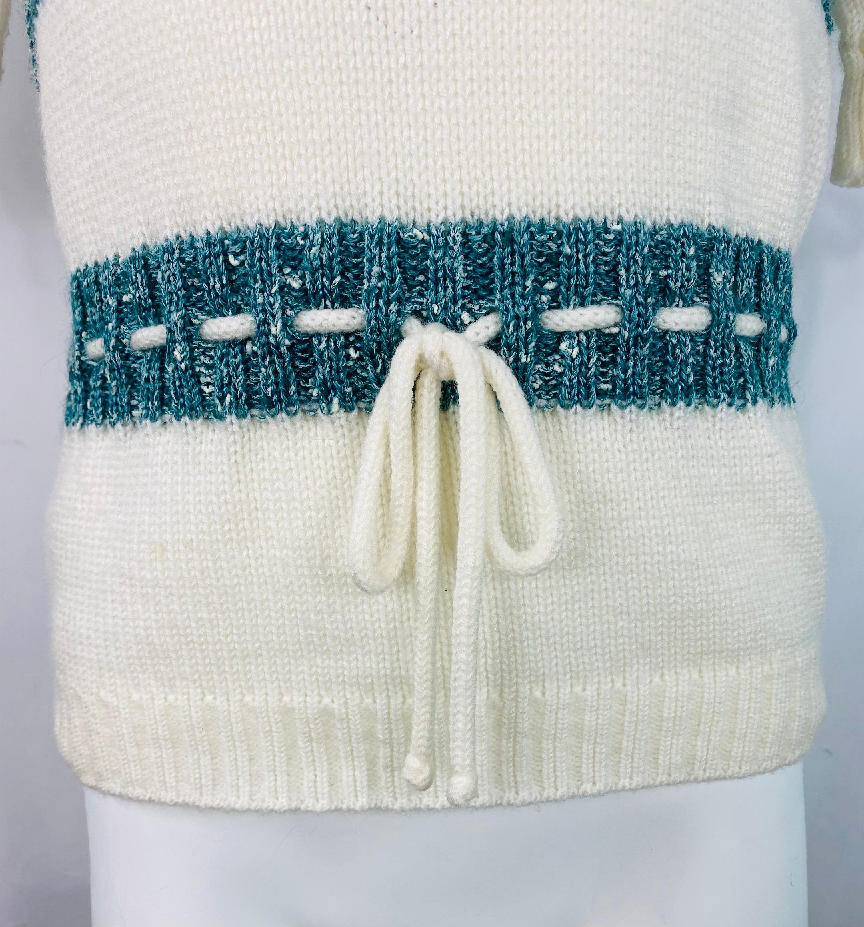 courreges aquamarine sweater