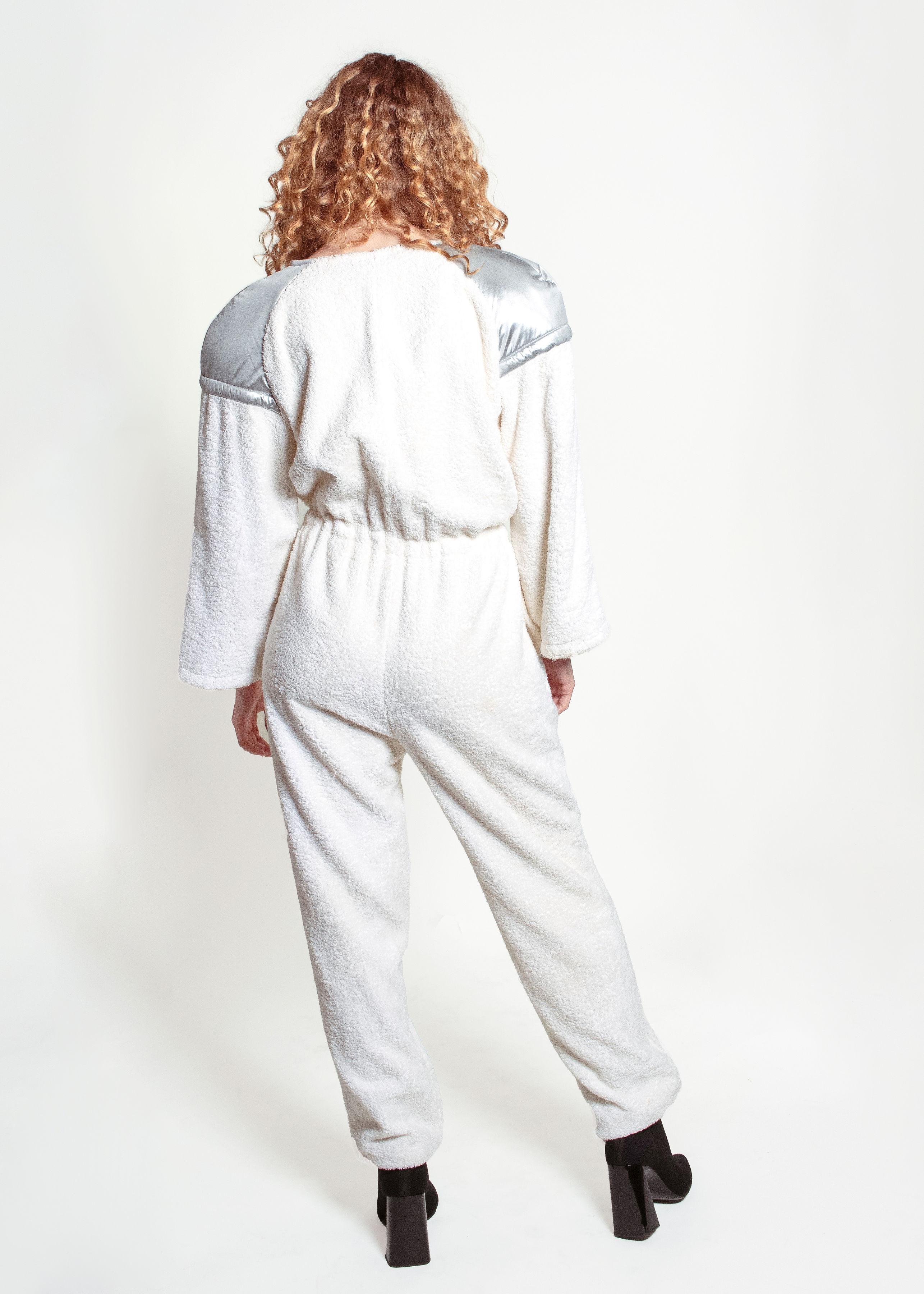 Courreges Terry Cloth Jumpsuit In Good Condition For Sale In Los Angeles, CA