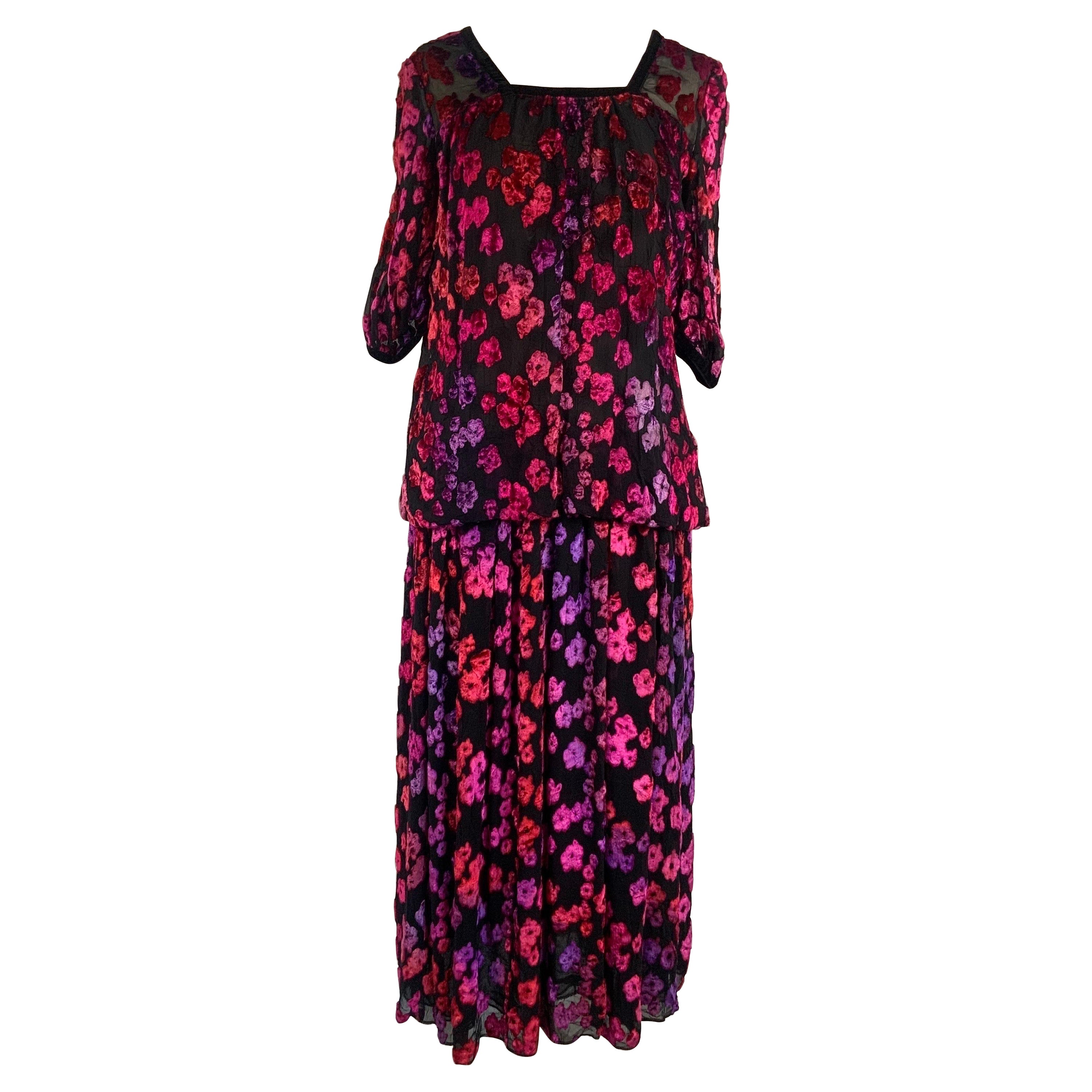 COURREGES Vintage-Blumenkleid