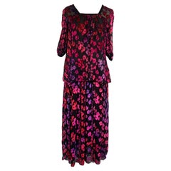 COURREGES Vintage-Blumenkleid