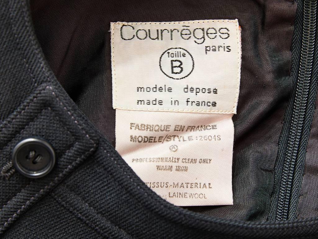 Courrèges Wool Tunic and Pant Ensemble In Excellent Condition In New York, NY