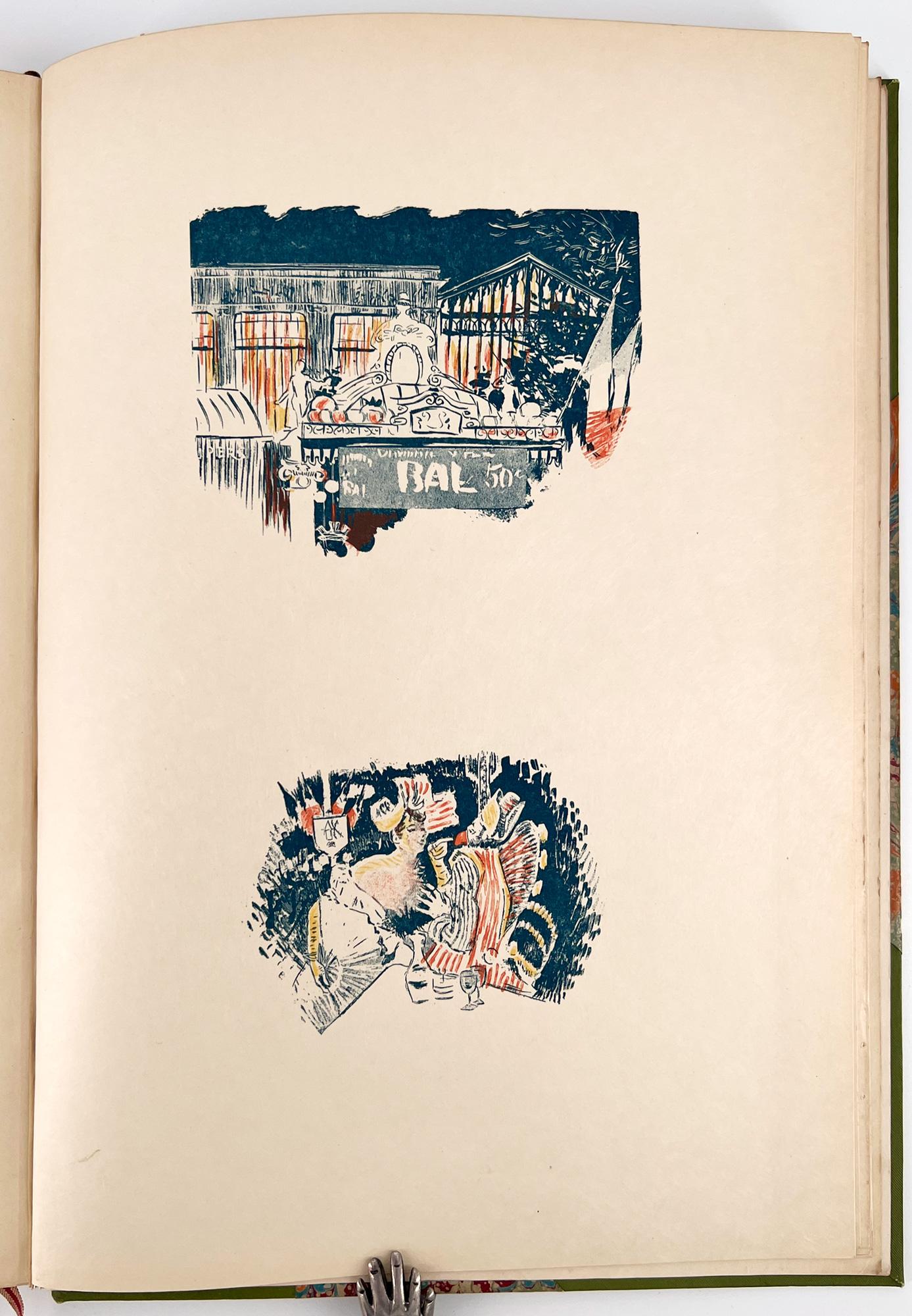 Cours de danse fin de siècle, Illustrated by Louis Legrand For Sale 5