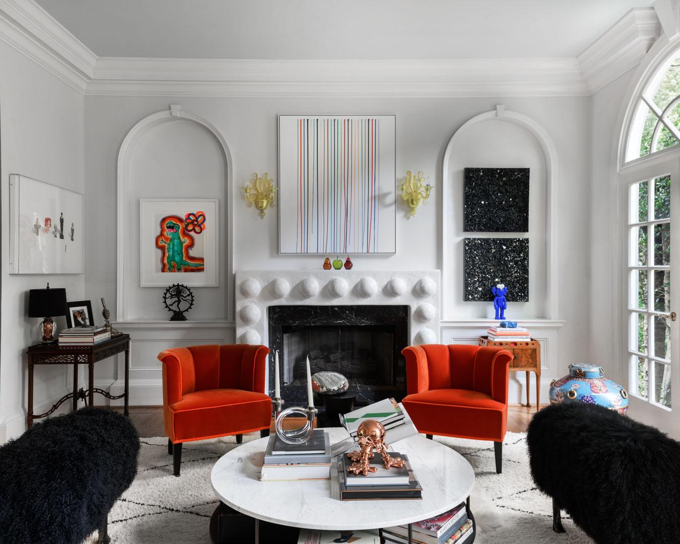 A striking marriage of sculptural elegance and architectural presence, The Court Fireplace Surround/Mantle commands attention as the centerpiece of any refined interior. Designed with a bold geometric relief of symmetrical convex domes, this
