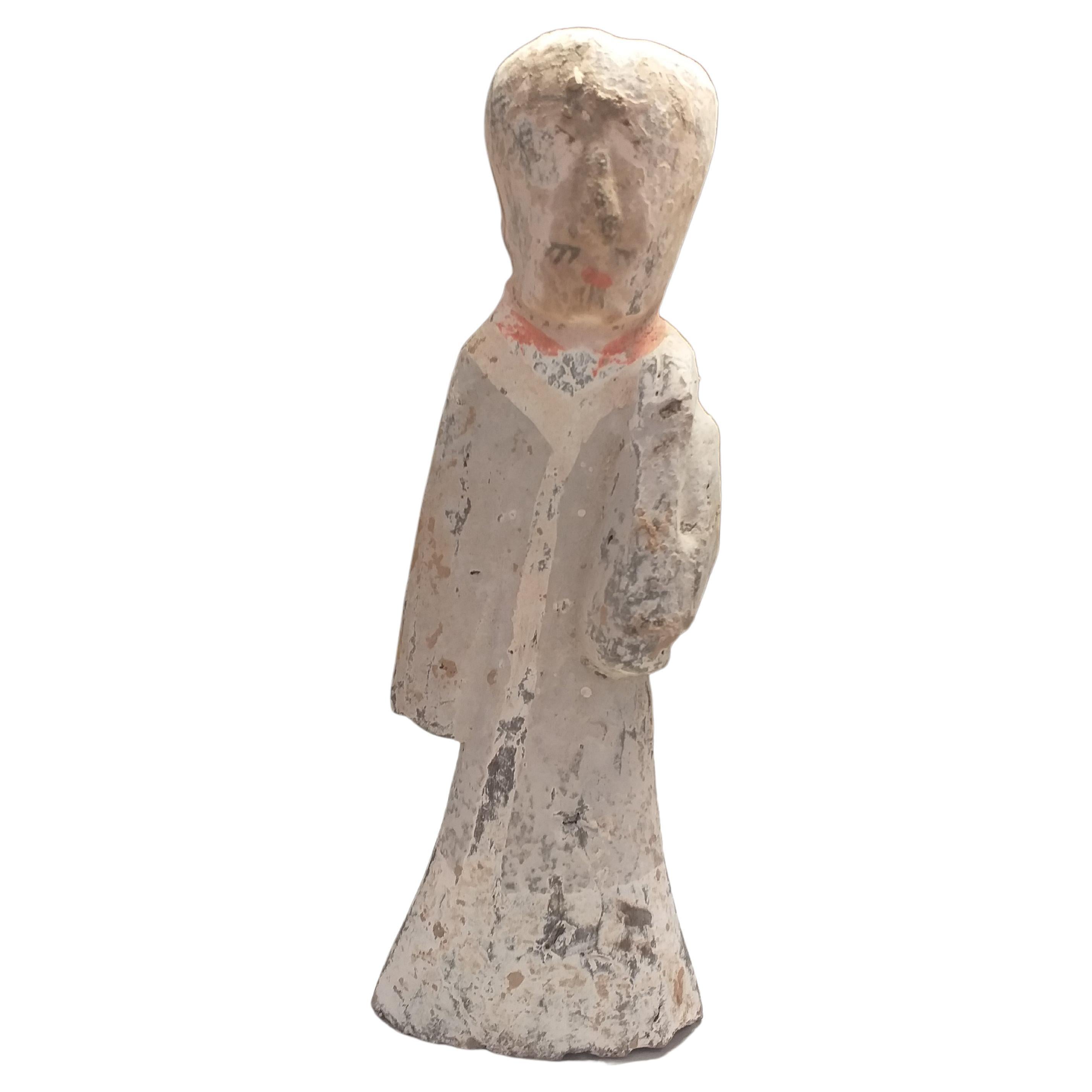 Court Lady 2, Terracotta, China, Han Period For Sale