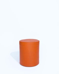 "Court Series" Sport Pouf by Pieces, Upholstered in 100% Basketball Leather