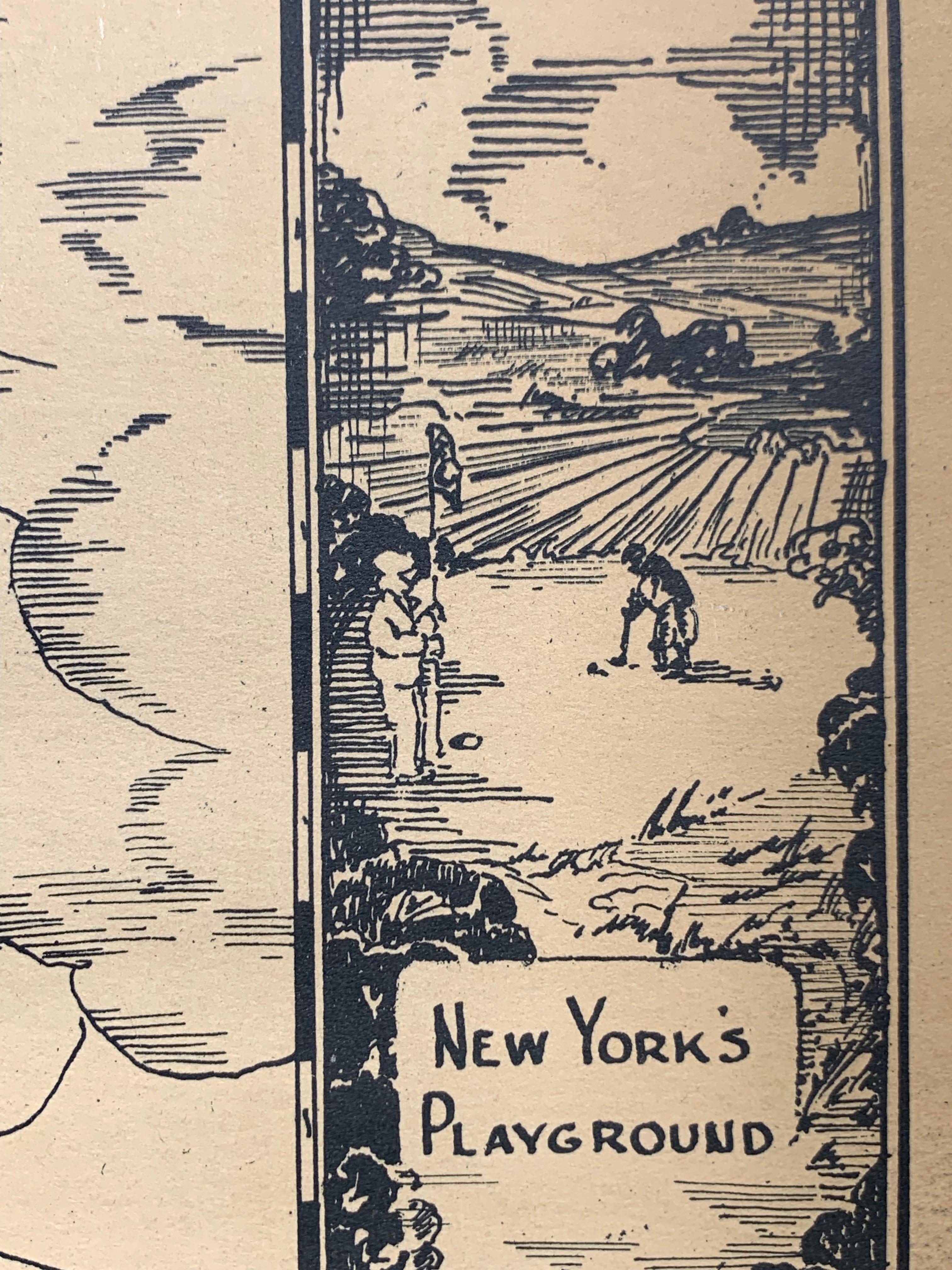 Map of Long Island - Academic Print by Courtland Smith