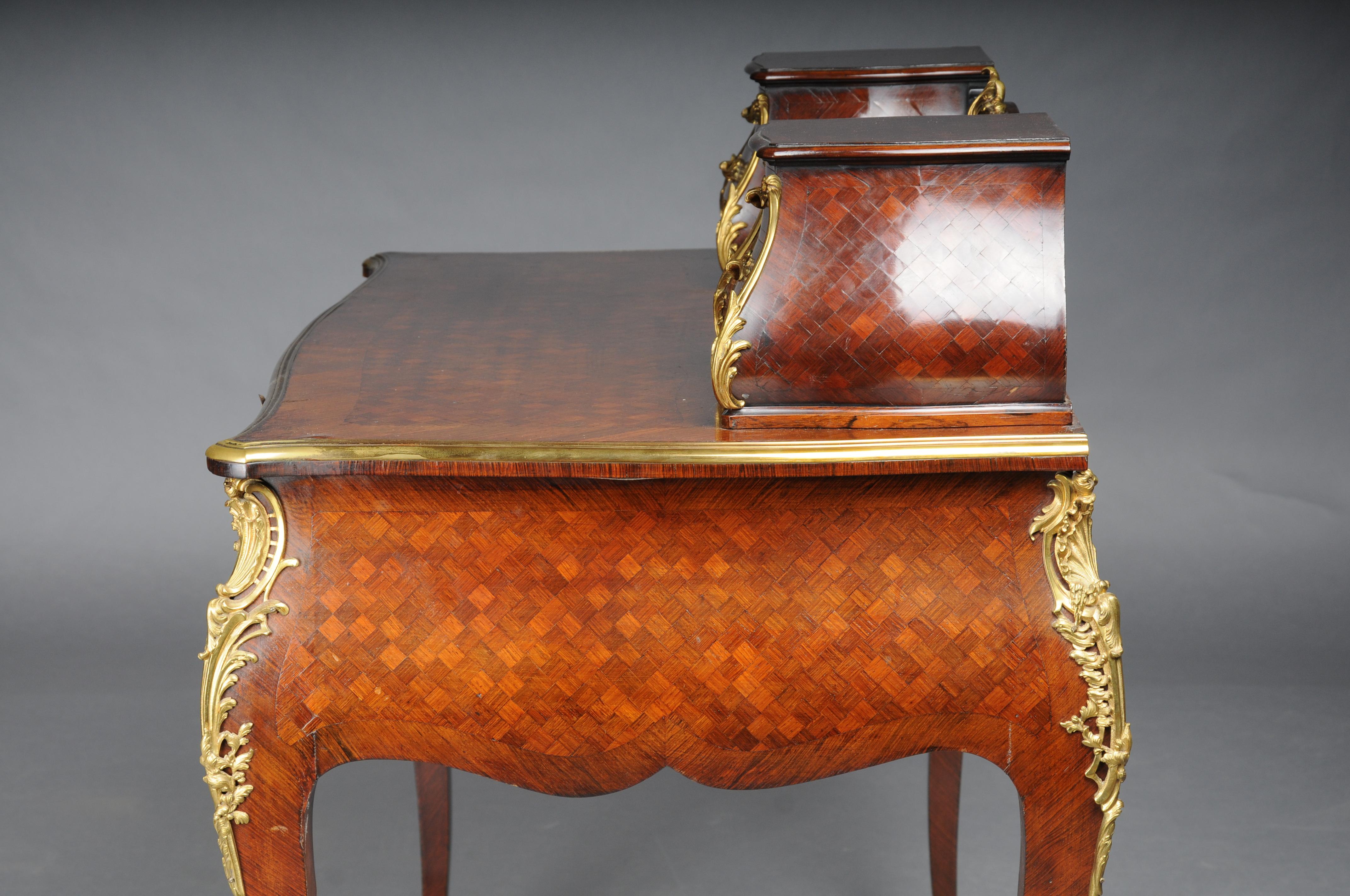 Courtly ladies' secretary signed F. Linke around 1880 Paris For Sale 9