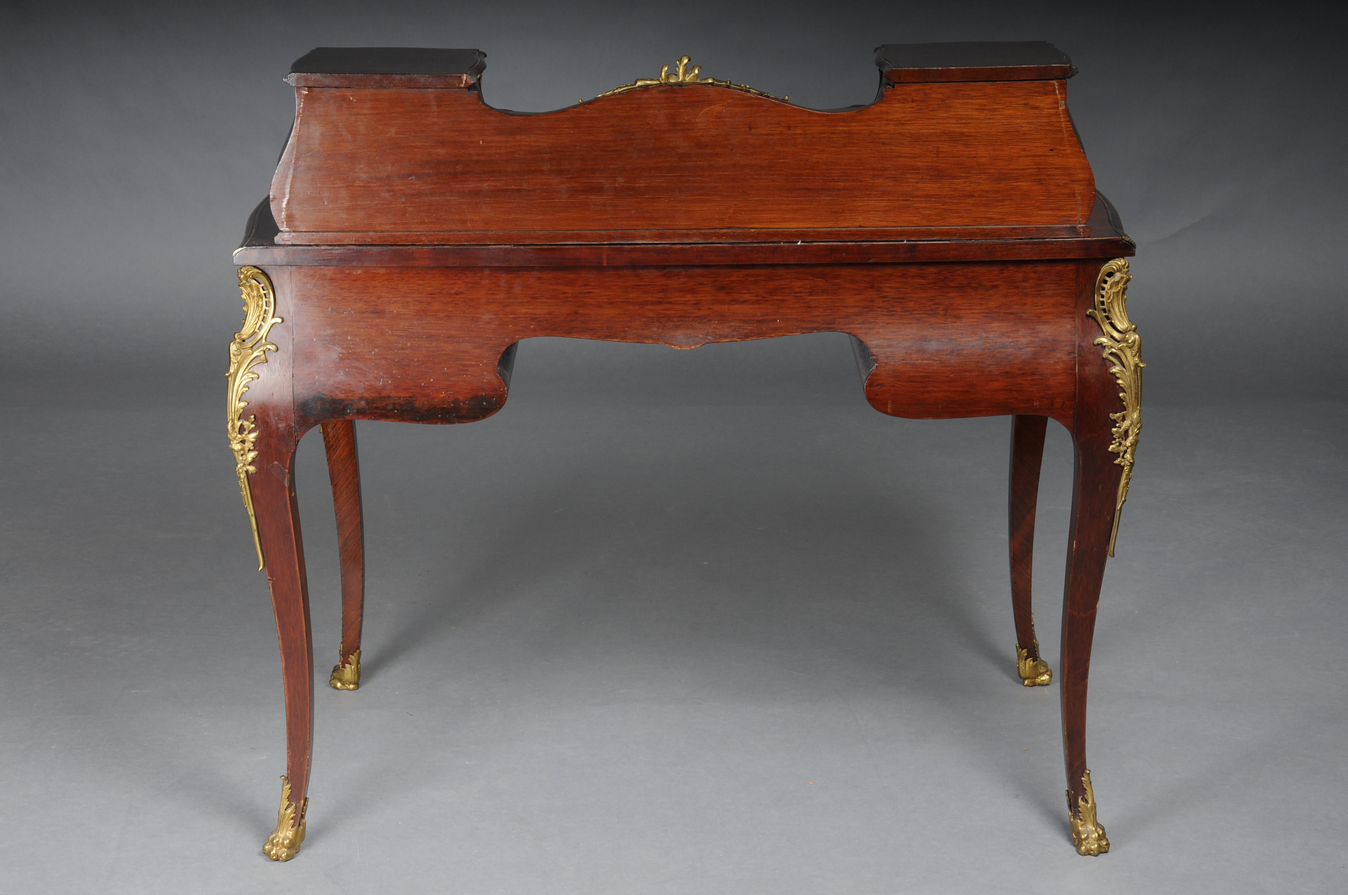 Courtly ladies' secretary signed F. Linke around 1880 Paris For Sale 11