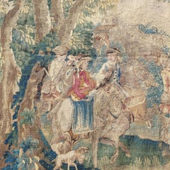 Passeggiata di corte, 246x368 cm, arazzo in lana, fine XVII – inizio XVIII secolo