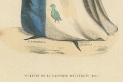 Courtly Refinement: A Lady-in-Waiting to the Dauphine of Auvergne, 1847